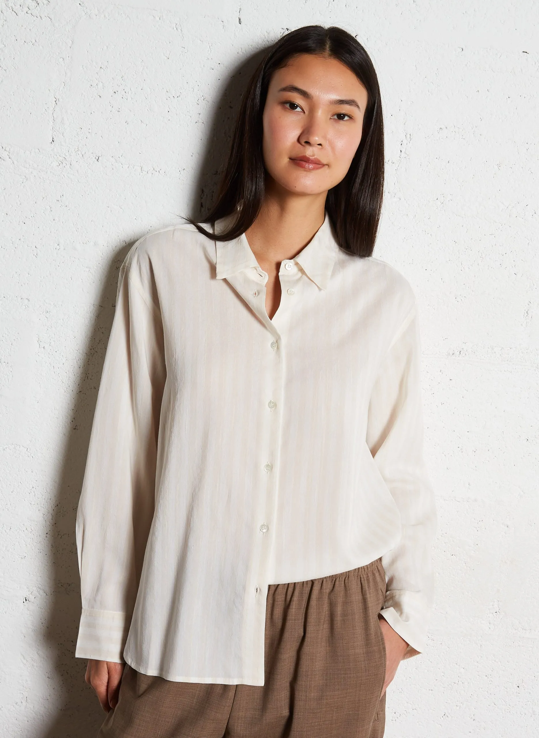 Bluse Beige YAIZA