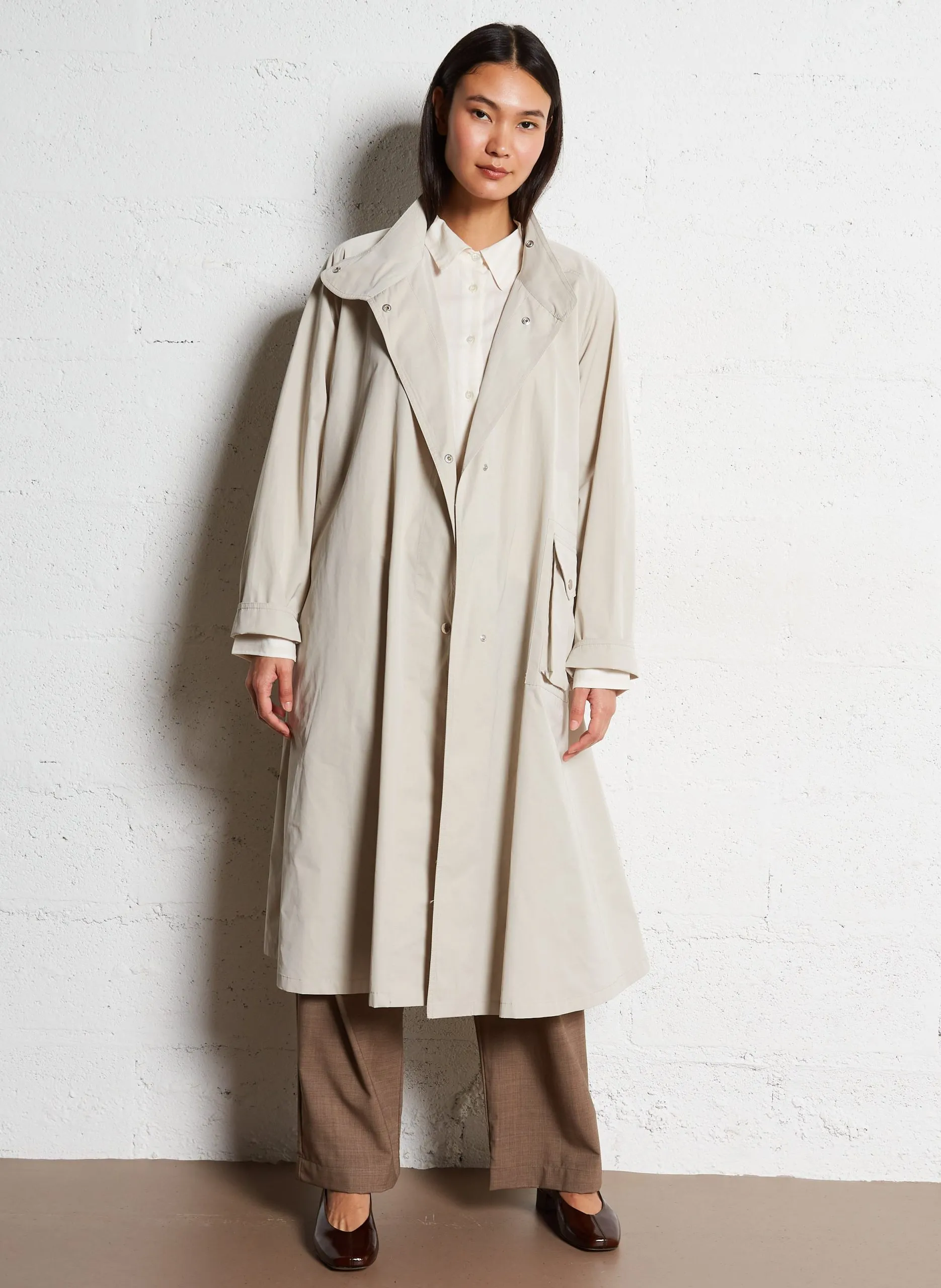 Oversize-Trenchcoat Beige ANCON