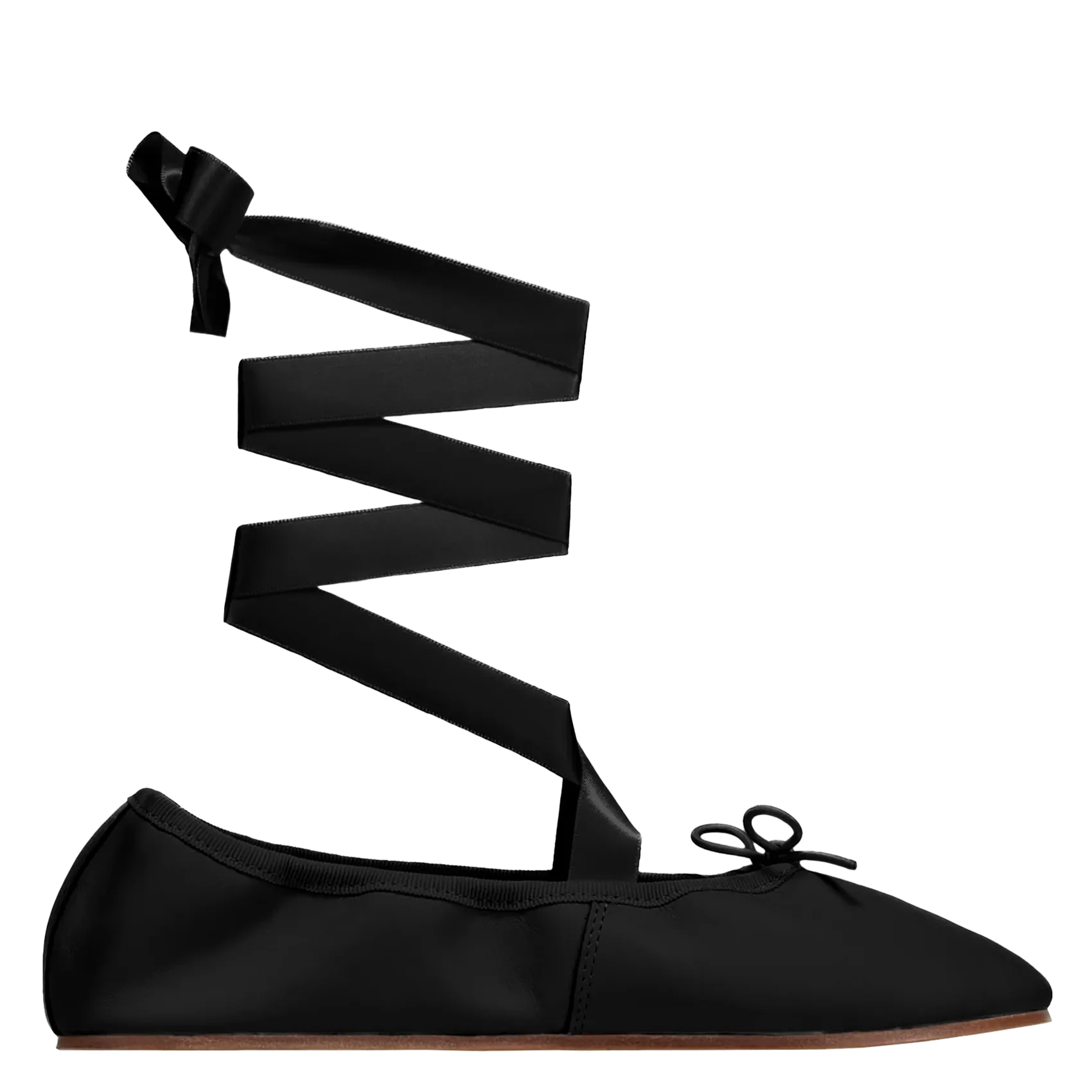 Ballerinas mit Band Schwarz SOPHIA