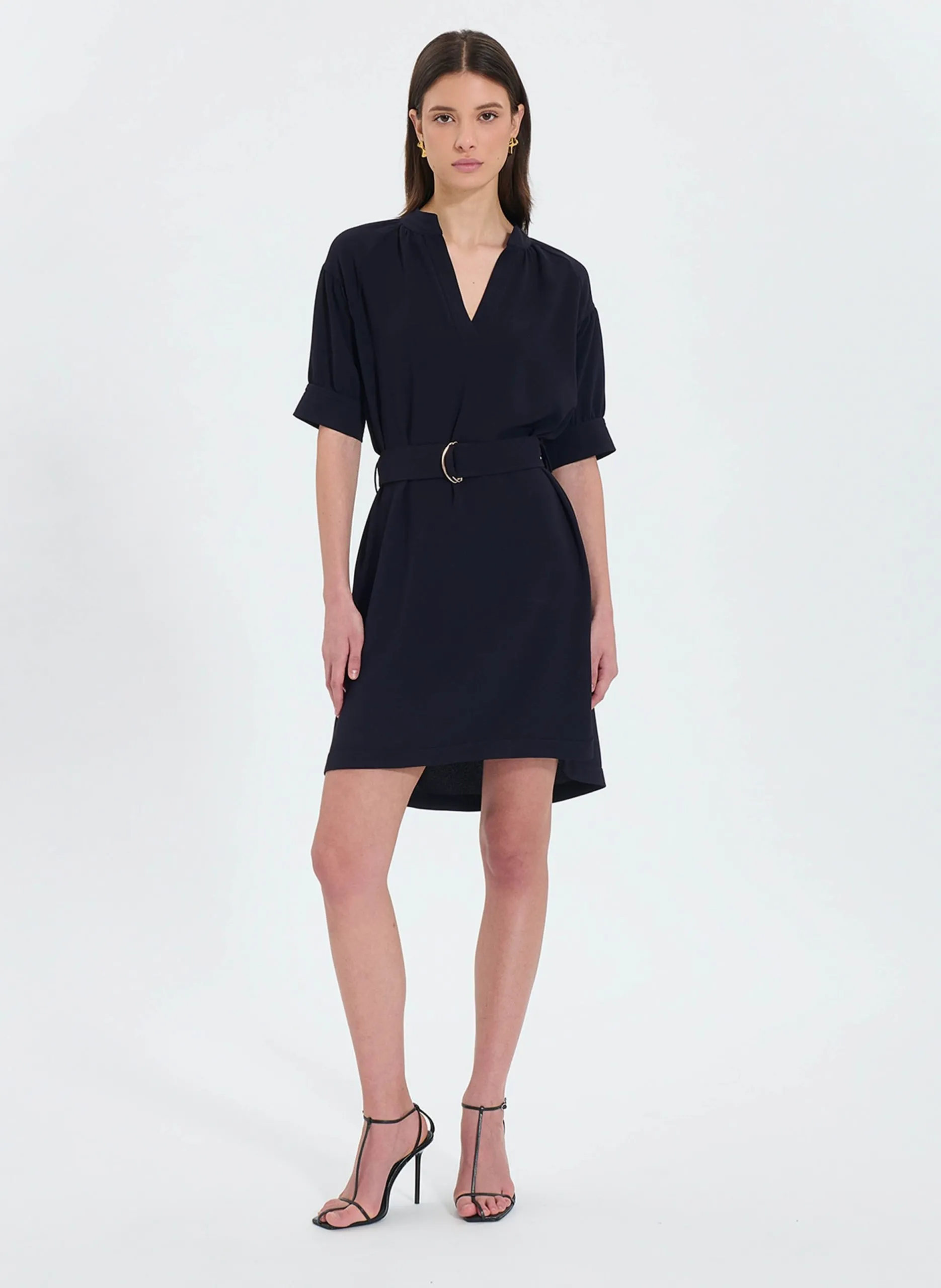 Baumwollkleid Blau RAMBRIDGE