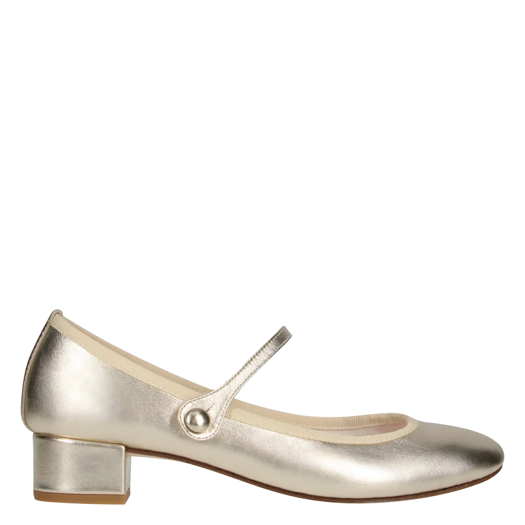 Riemchenschuhe aus Leder Golden ROSE