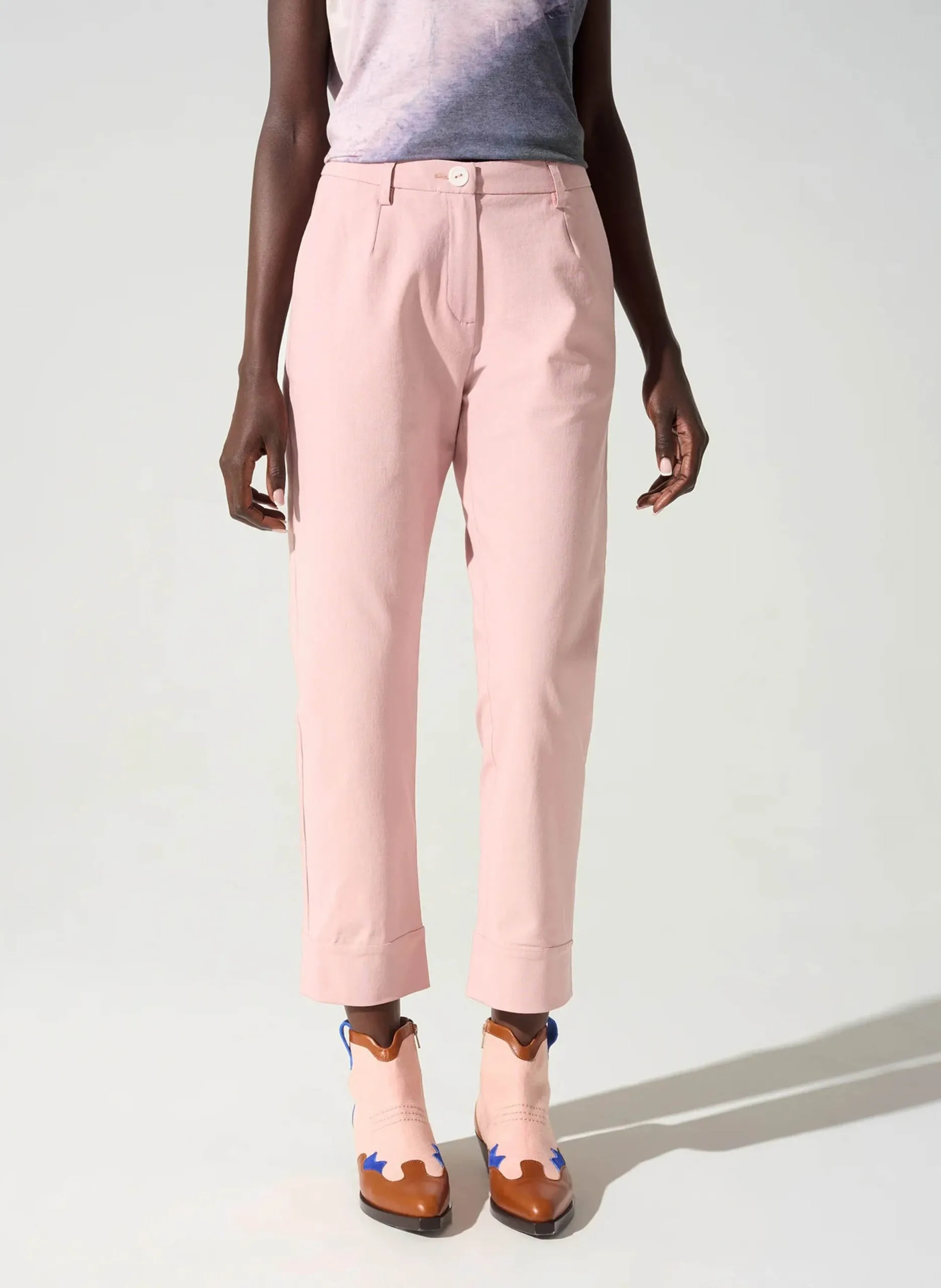 Bucket Hat aus Baumwoll-Mix Rot