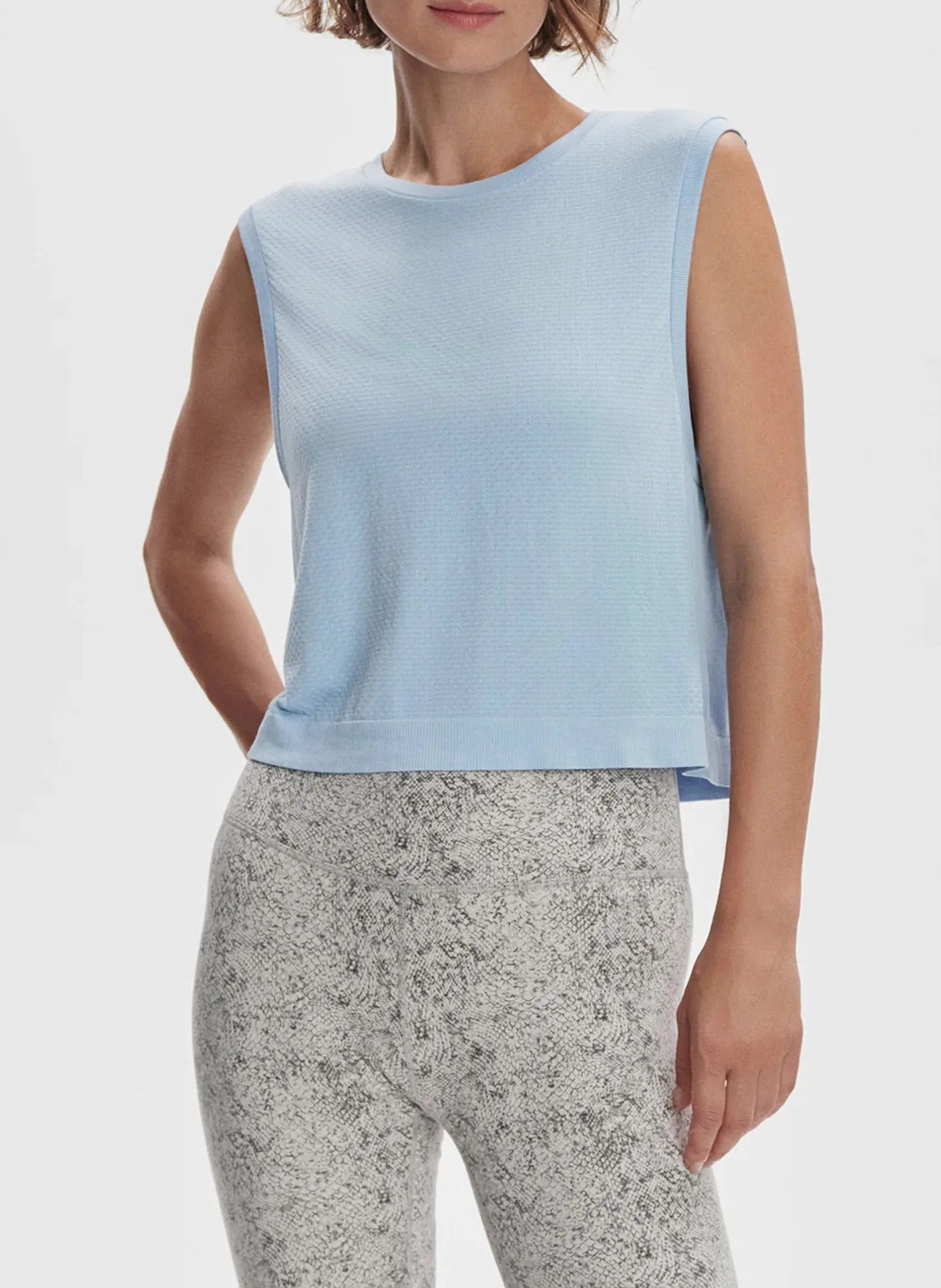 Gerades nahtloses Tanktop Blau PAGE