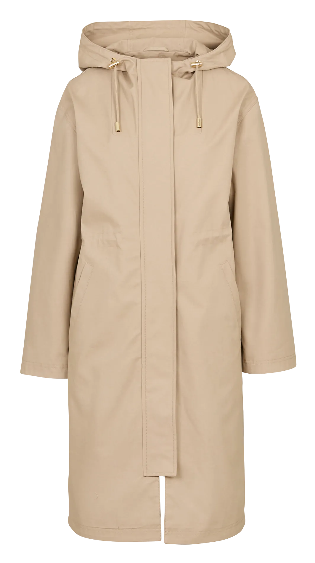Langer Trenchcoat, gerader Schnitt Beige TEXAS