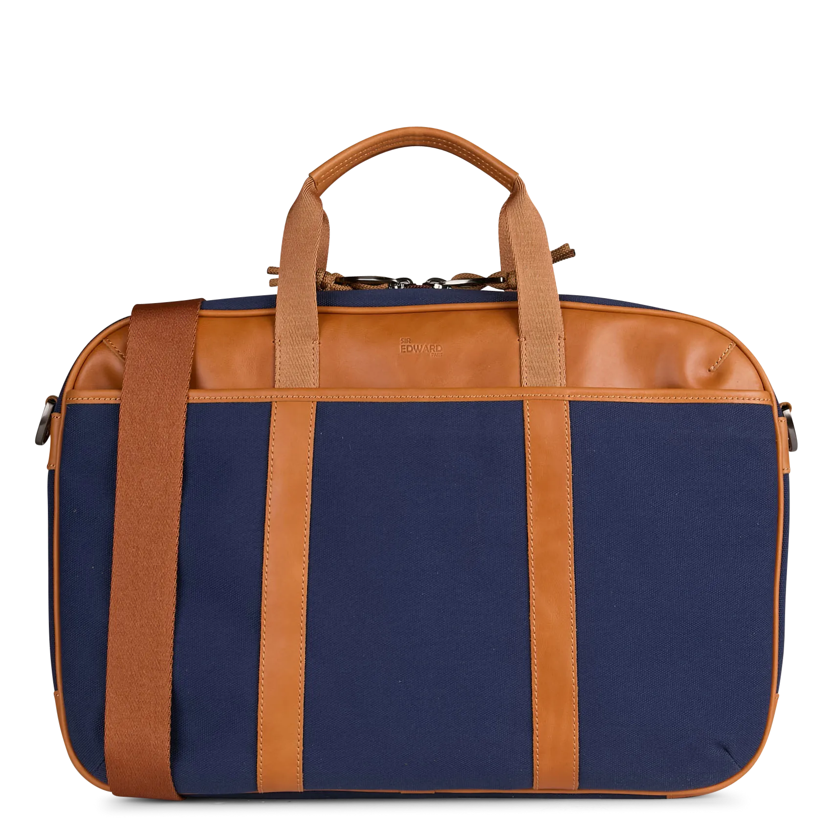 Dokumententasche in zweifarbigem Leder-Look Mehrfarbig EPSILON