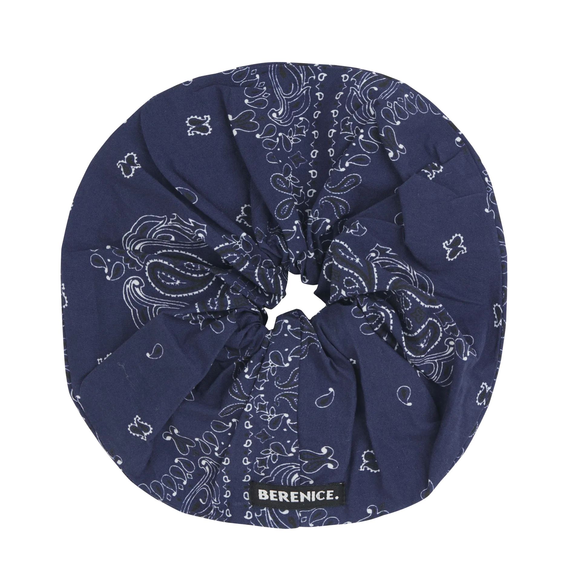 Haargummi aus Baumwollmischung Blau