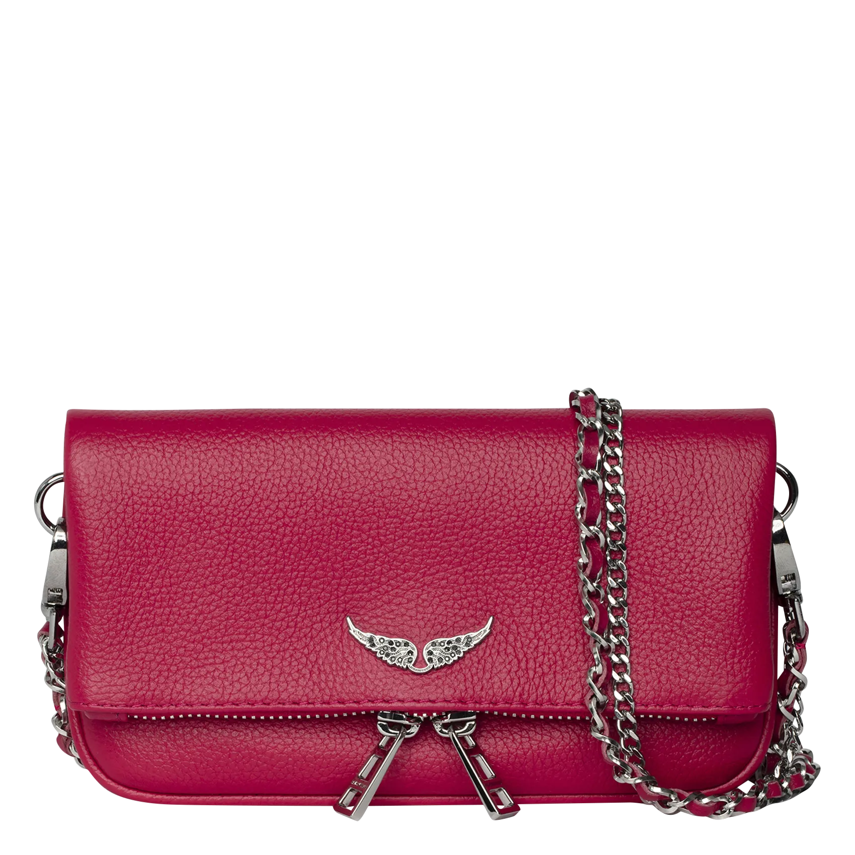 Brieftasche aus Leder Rosa ROCK NANO