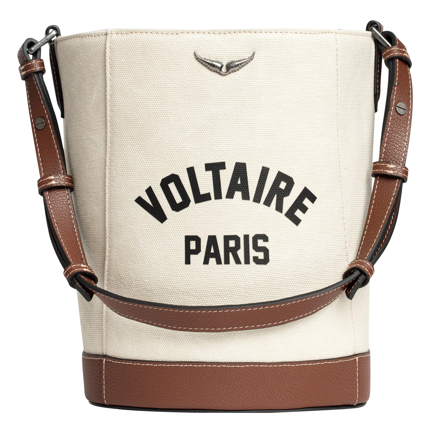 Baumwolltasche mit Nieten Weiss Z BUCKET