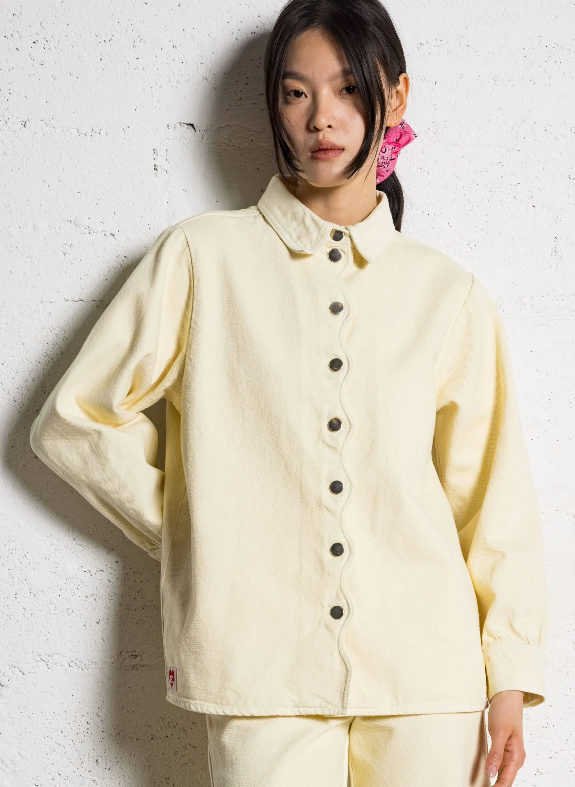 Colonel - Einfarbiges Hemd Gelb MAELLE