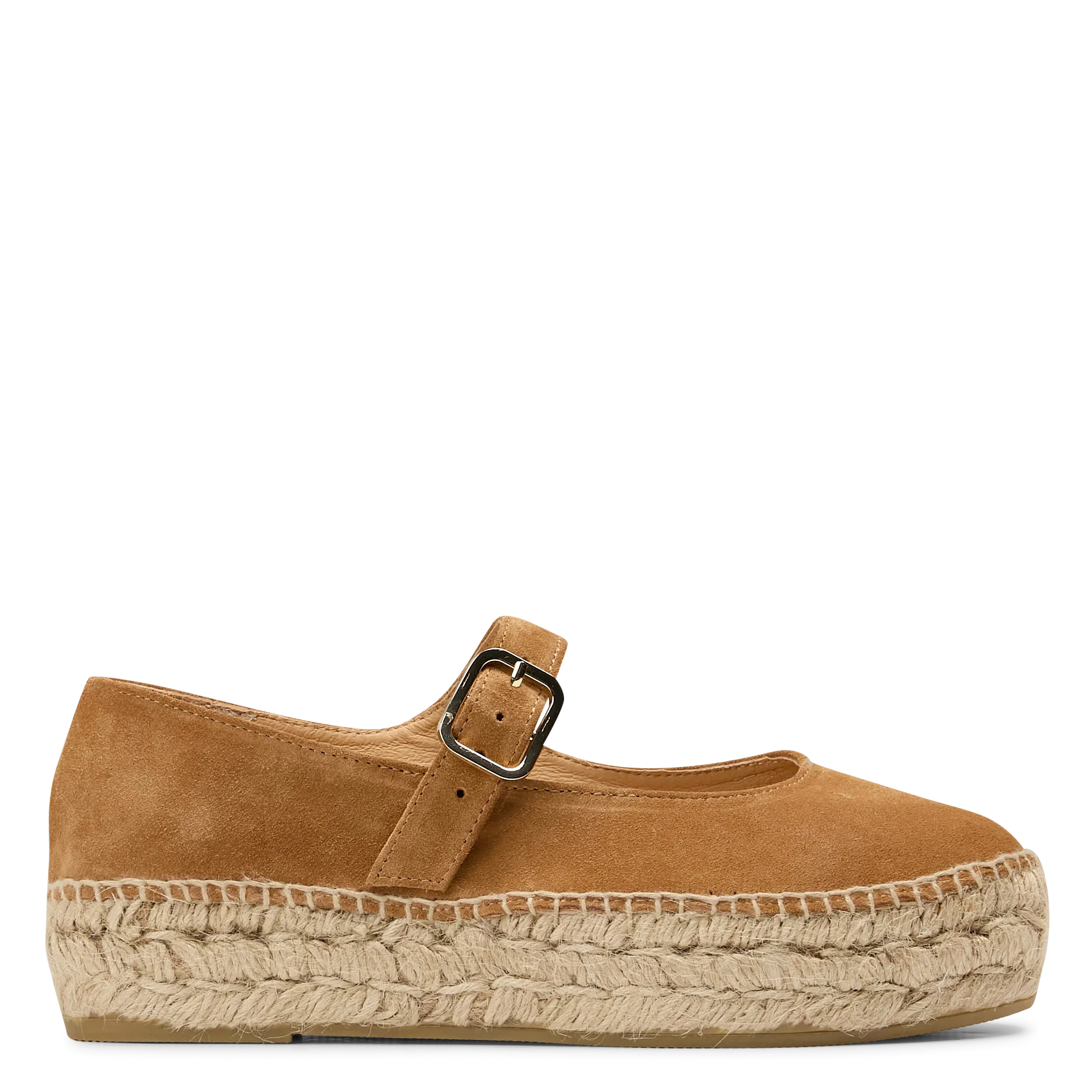 Espadrilles aus Leder Braun JOCELINE