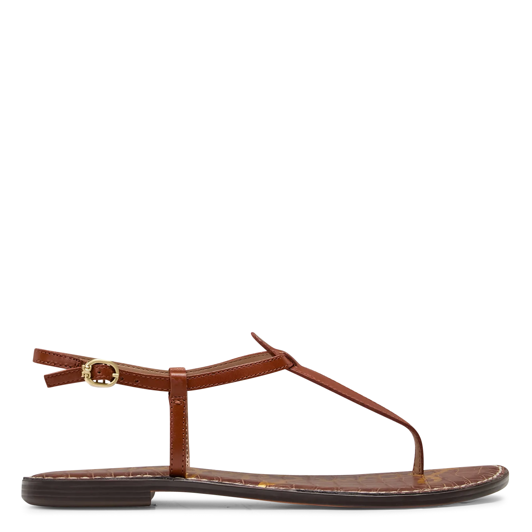 Avarca Berlin - Flache Ledersandalen mit Samt Braun GIGI