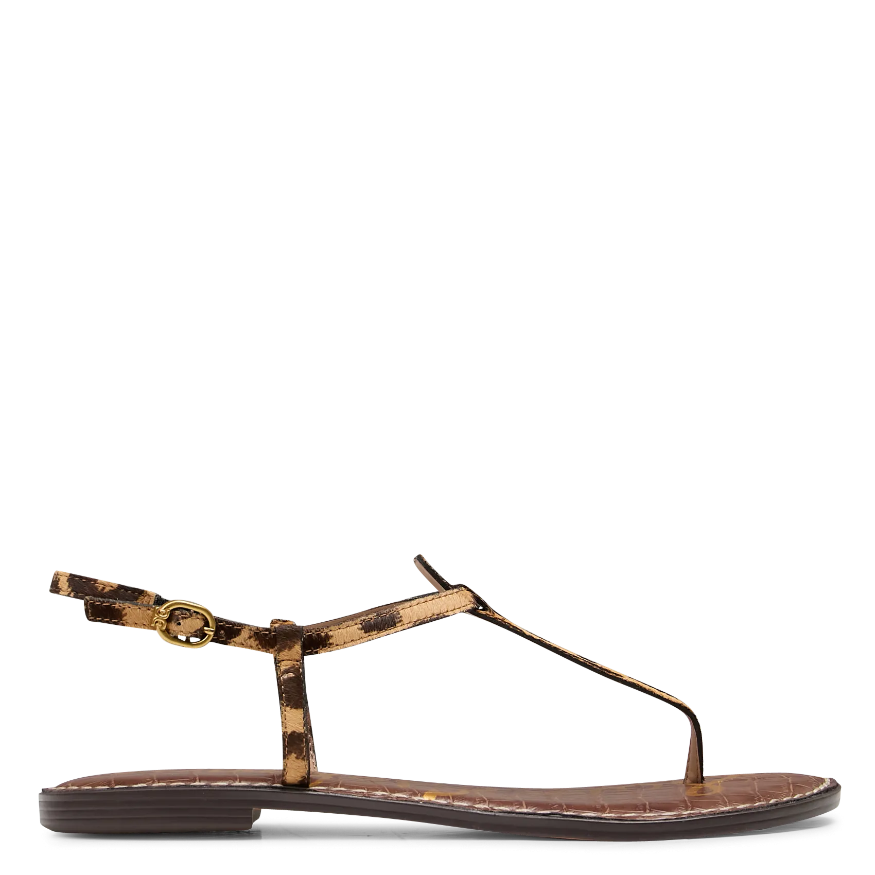 Avarca Berlin - Flache Ledersandalen mit Samt Mehrfarbig GIGI