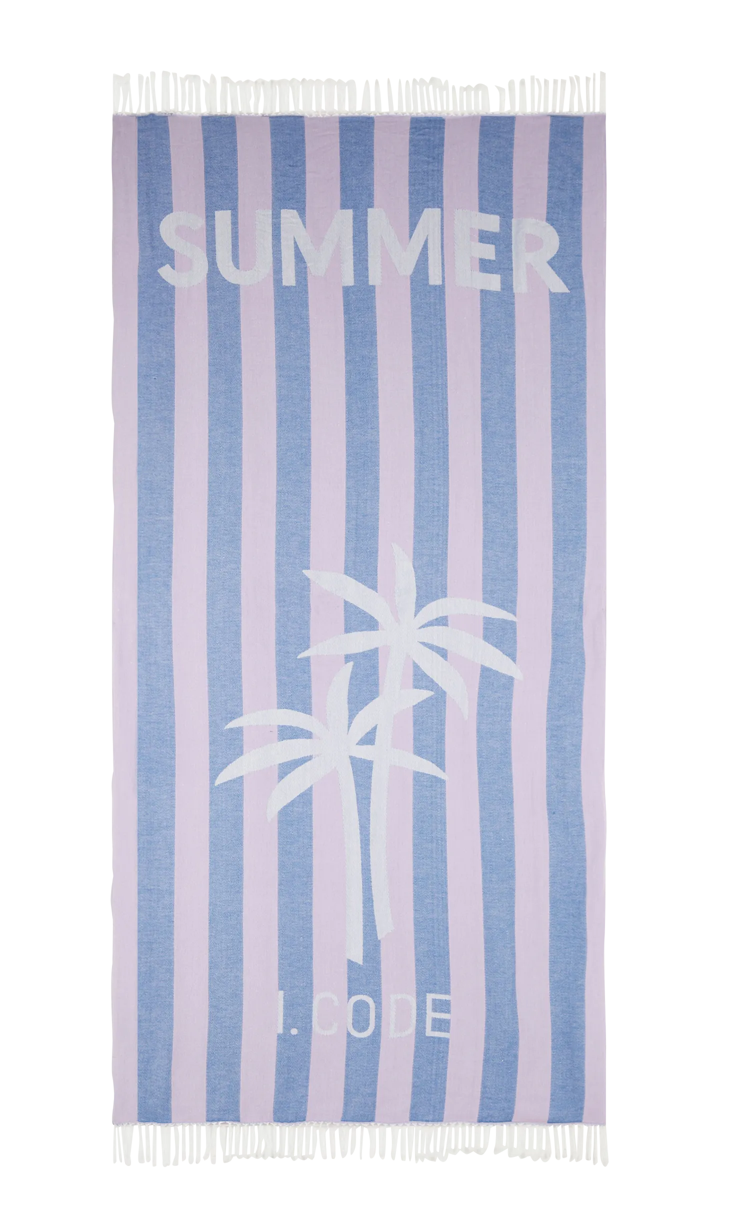 Bedrucktes Strandtuch Blau