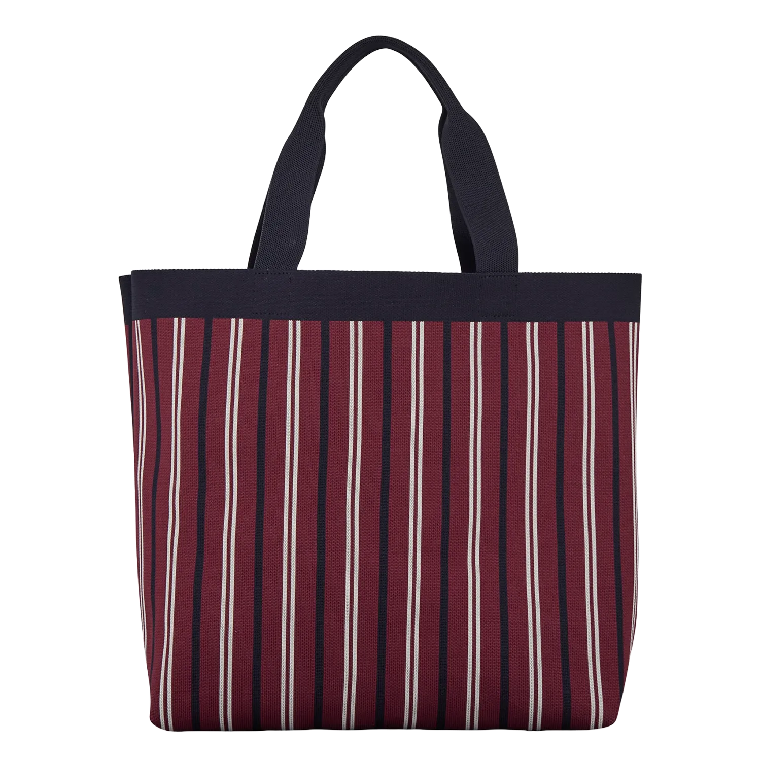 Shopper mit Streifen Rot