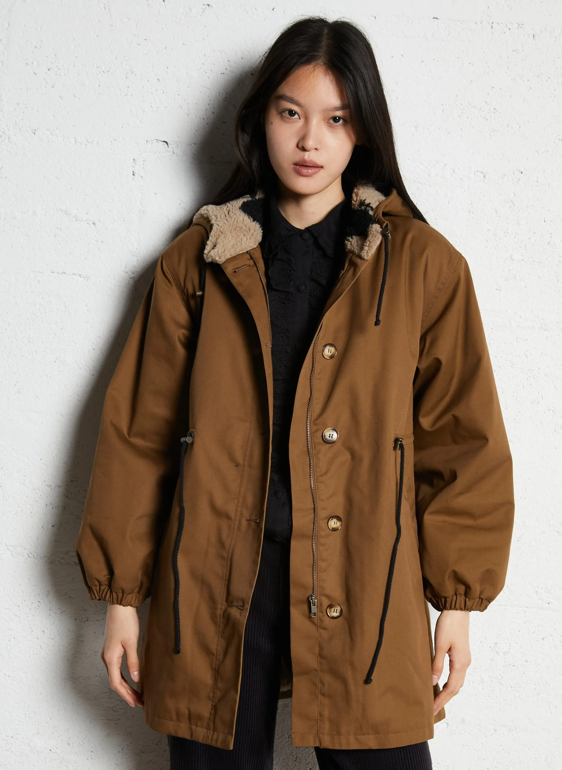 Fishtail - Gefütterter Parka Braun CAMERON