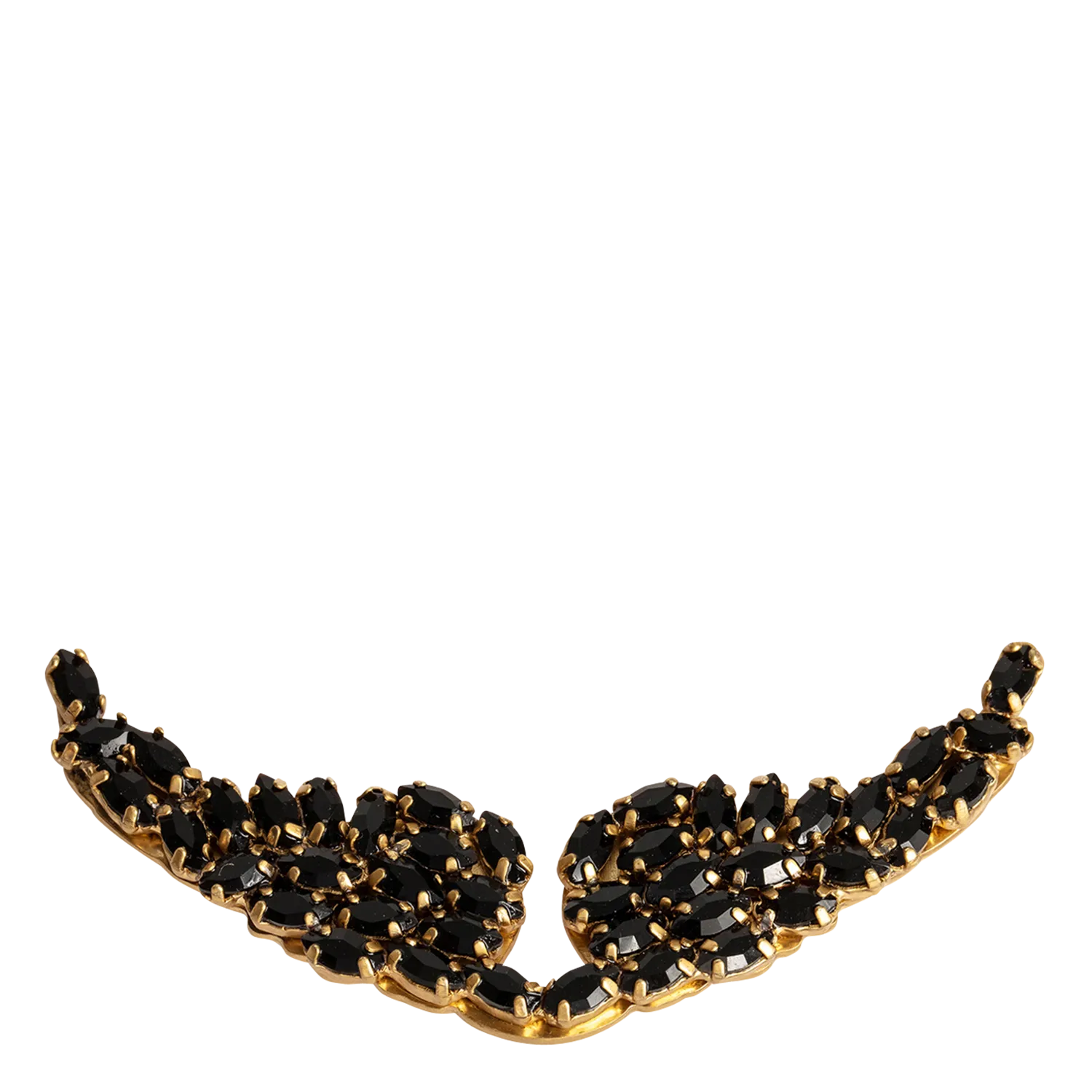 Charm-Anhänger für Tasche Schwarz SWING YOUR WINGS