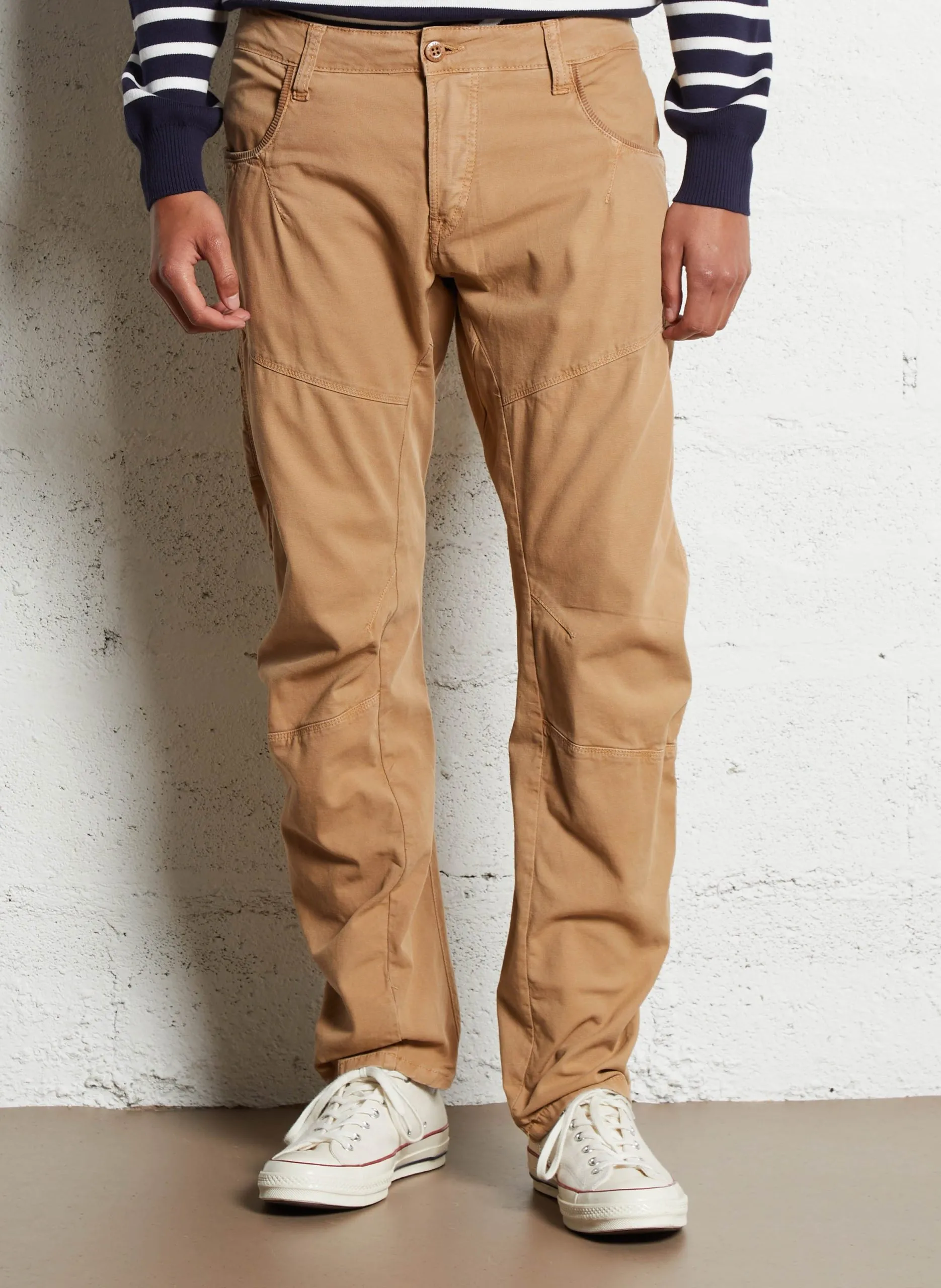 High Waist Slim Fit Jeans Orange ALBE