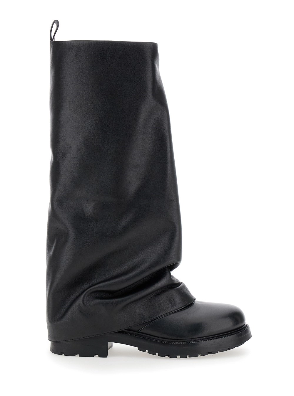 Schwarze Lederstiefel für Damen "Ranger"