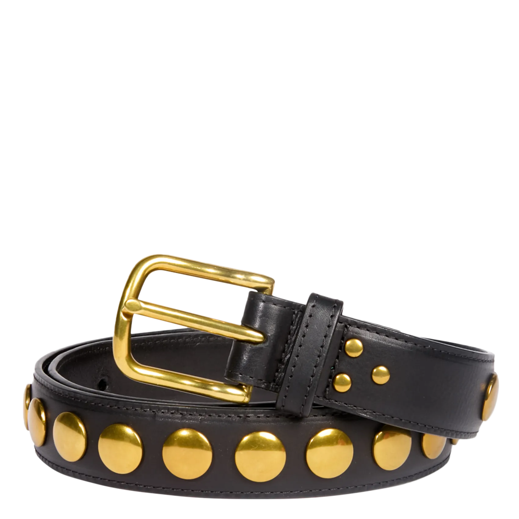 Nietenbesetzter Gürtel Schwarz