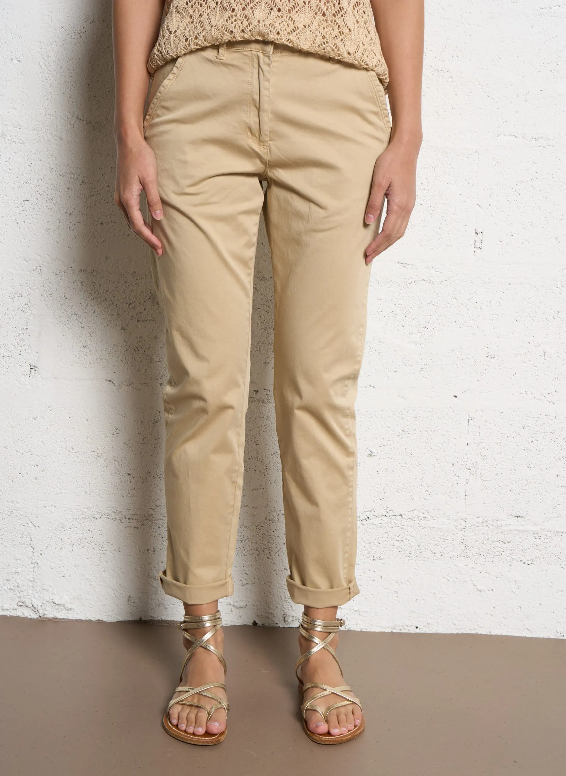 Bucket Hat aus Baumwoll-Mix Weiss PAKUMI