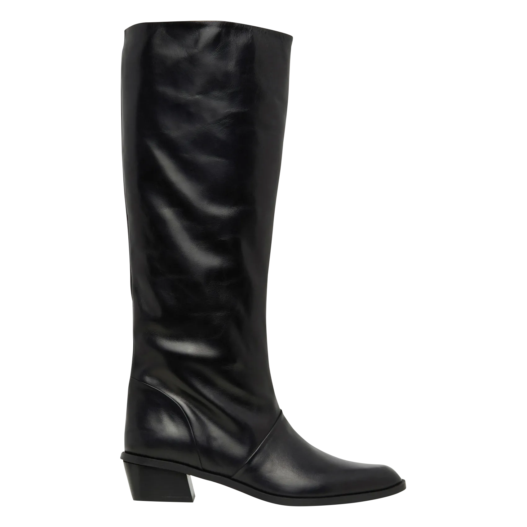 Ary - Lederstiefel Schwarz SARAH