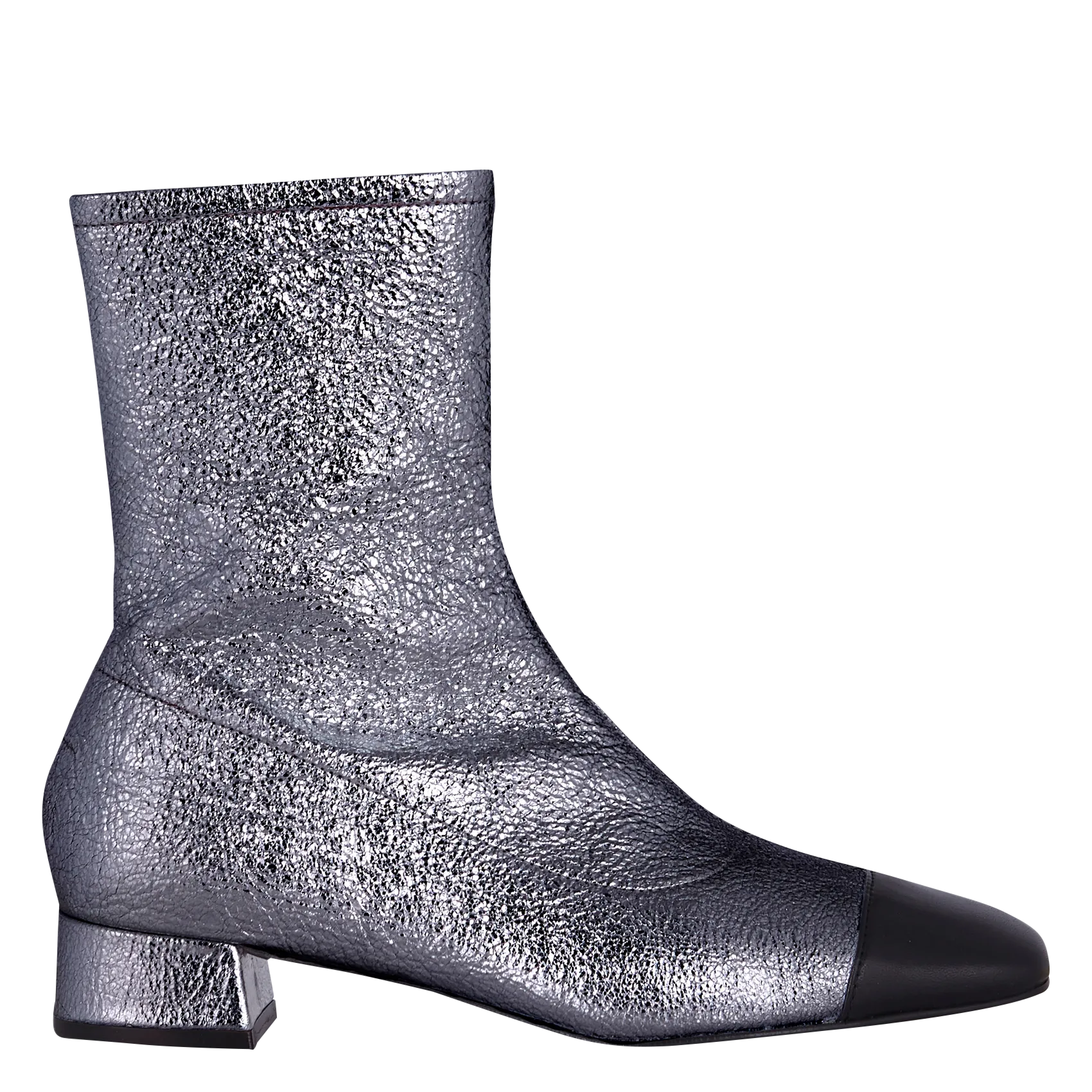 Bianca - Lederstiefeletten Silber LAURIE