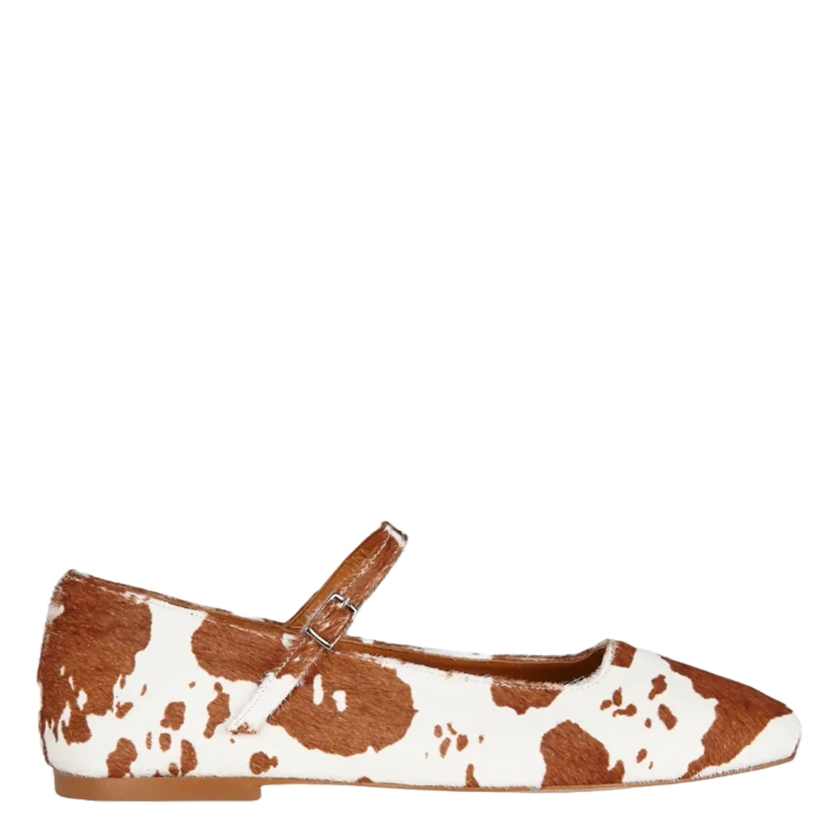 Ballerinas aus bedrucktem Leder Mehrfarbig JULIETA