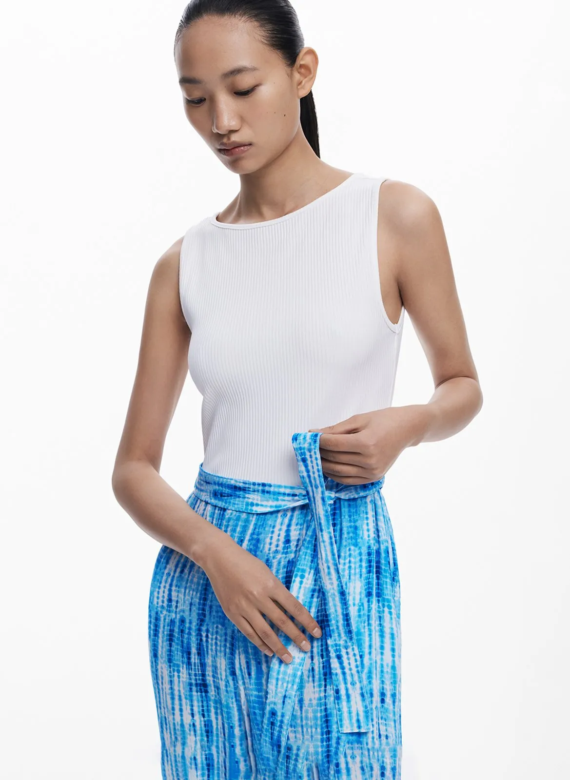 Tie-Dye bedruckter Jumpsuit Mehrfarbig