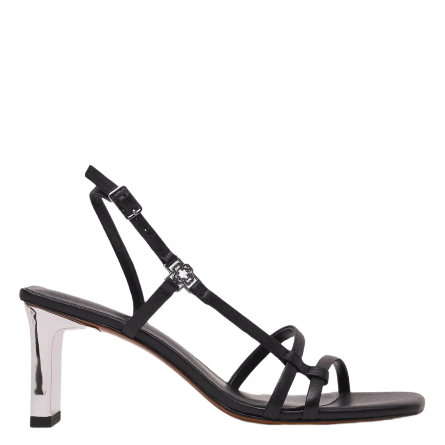 Caflo - Hohe Wildledersandalen Schwarz