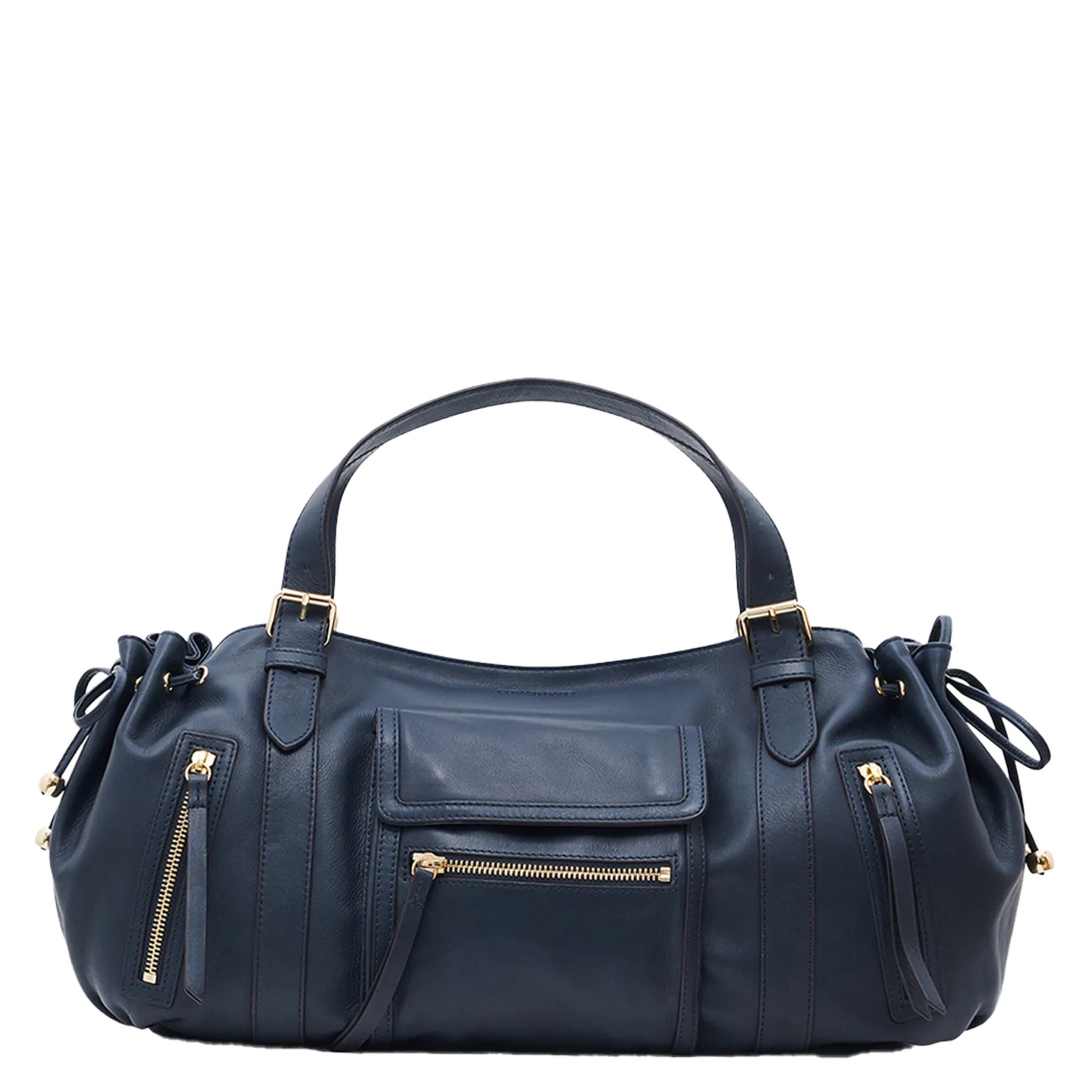 Lederhandtasche Blau ST GERMAIN