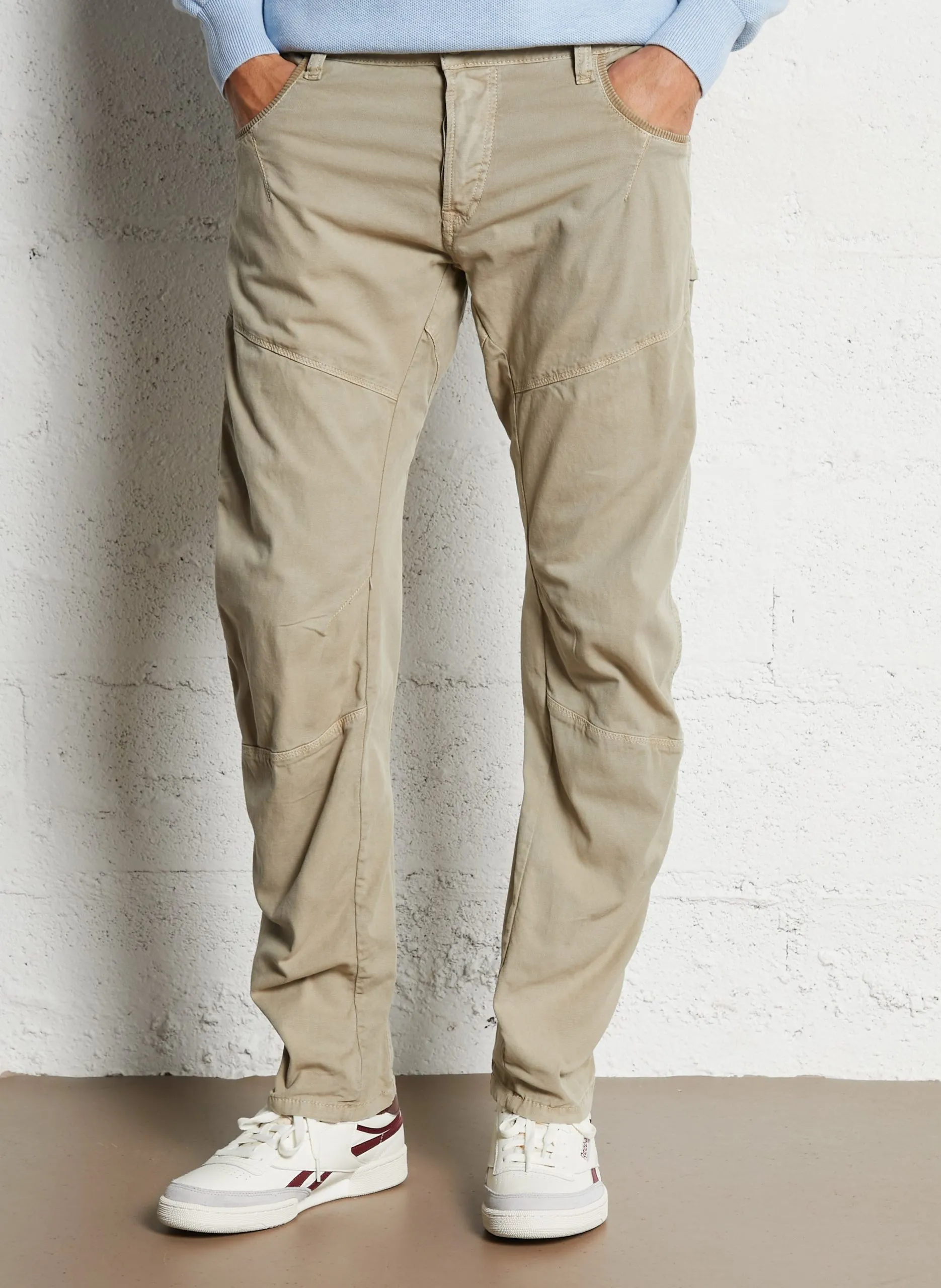 High Waist Slim Fit Jeans Grau ALBE