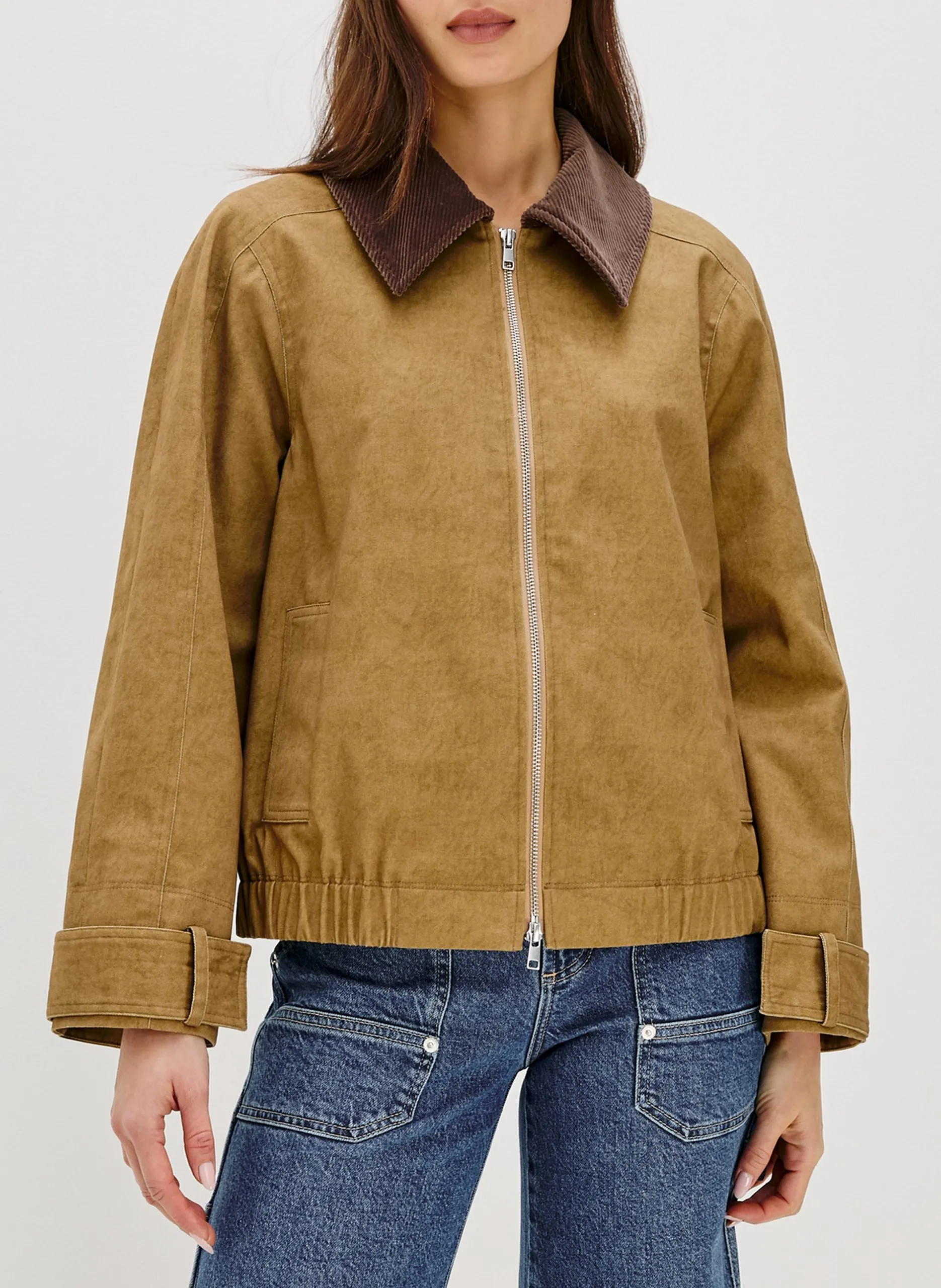 Baumwoll-Blazer Beige YORK