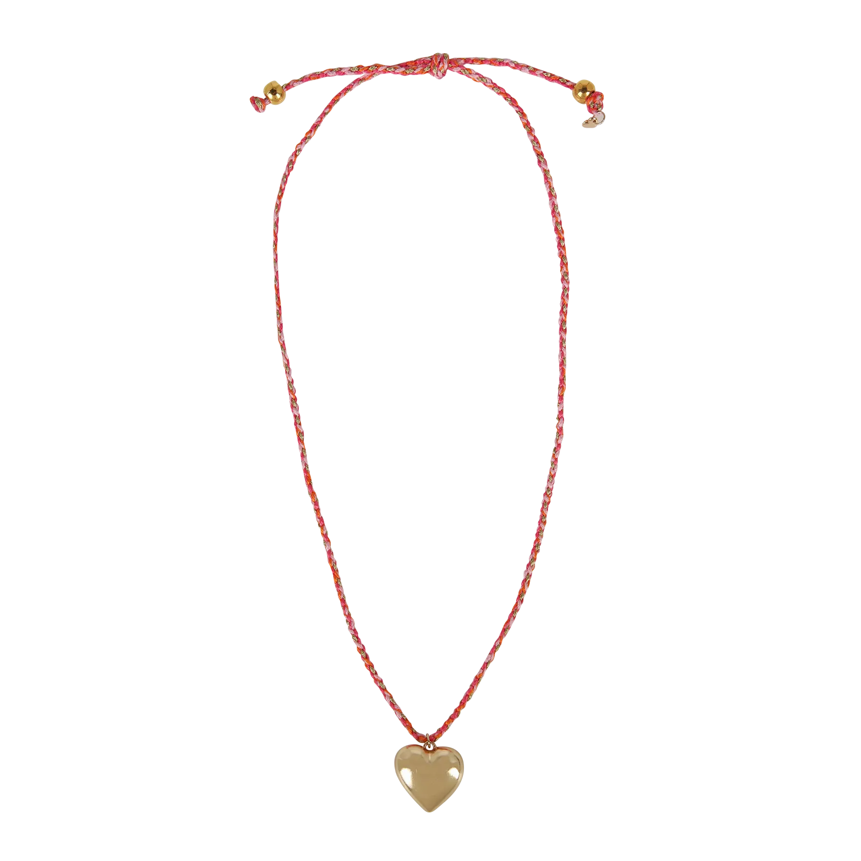 Baumwoll-Collier Orange LOCKEY