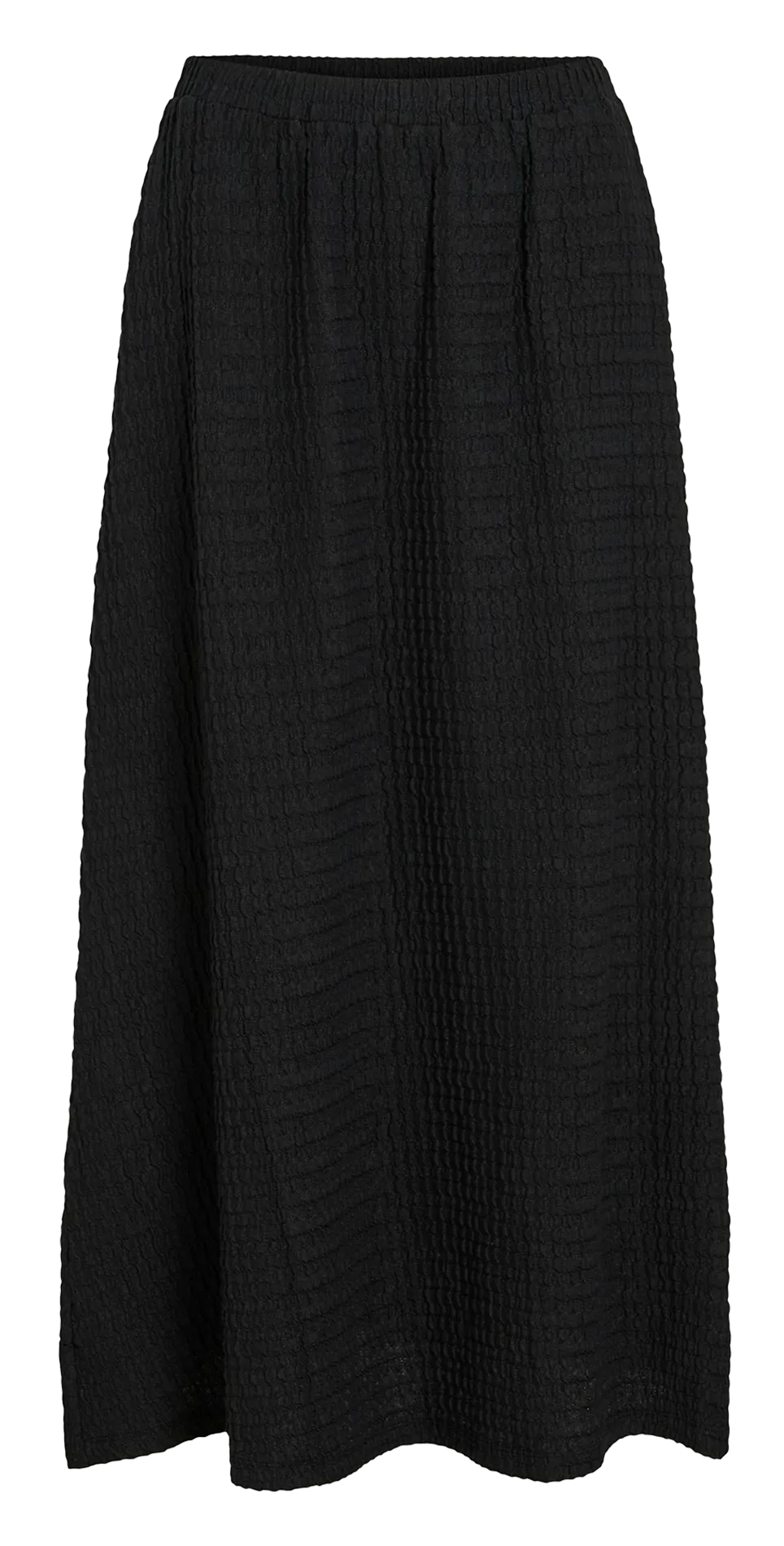 Einfarber weiter Rock Schwarz