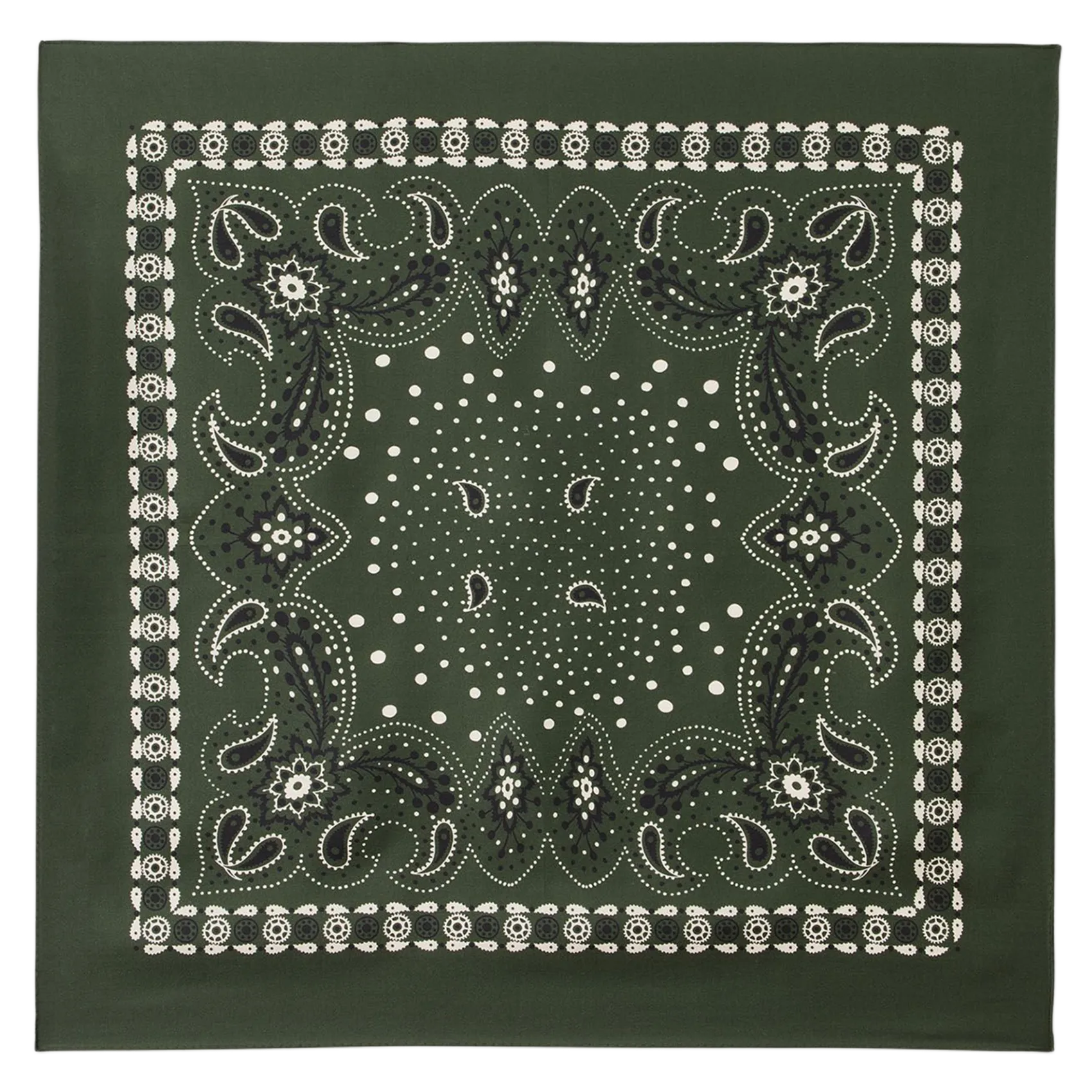 Attitude - Seidenfoulard mit Aufdruck Grun