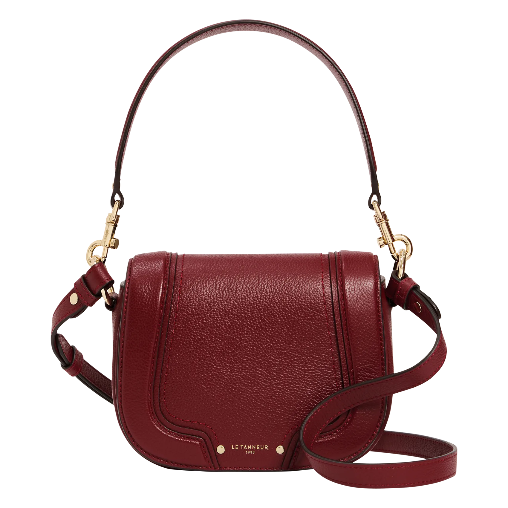 Brieftasche aus Leder Rot ELLA