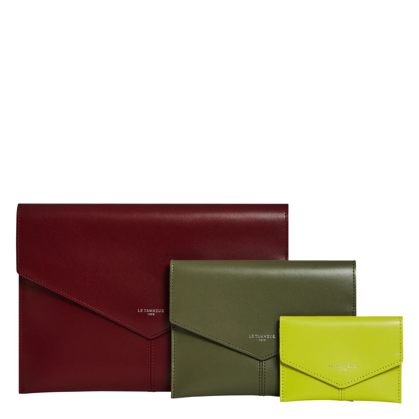 Breiter Ledergürtel mit Nieten Rot CHARLOTTE