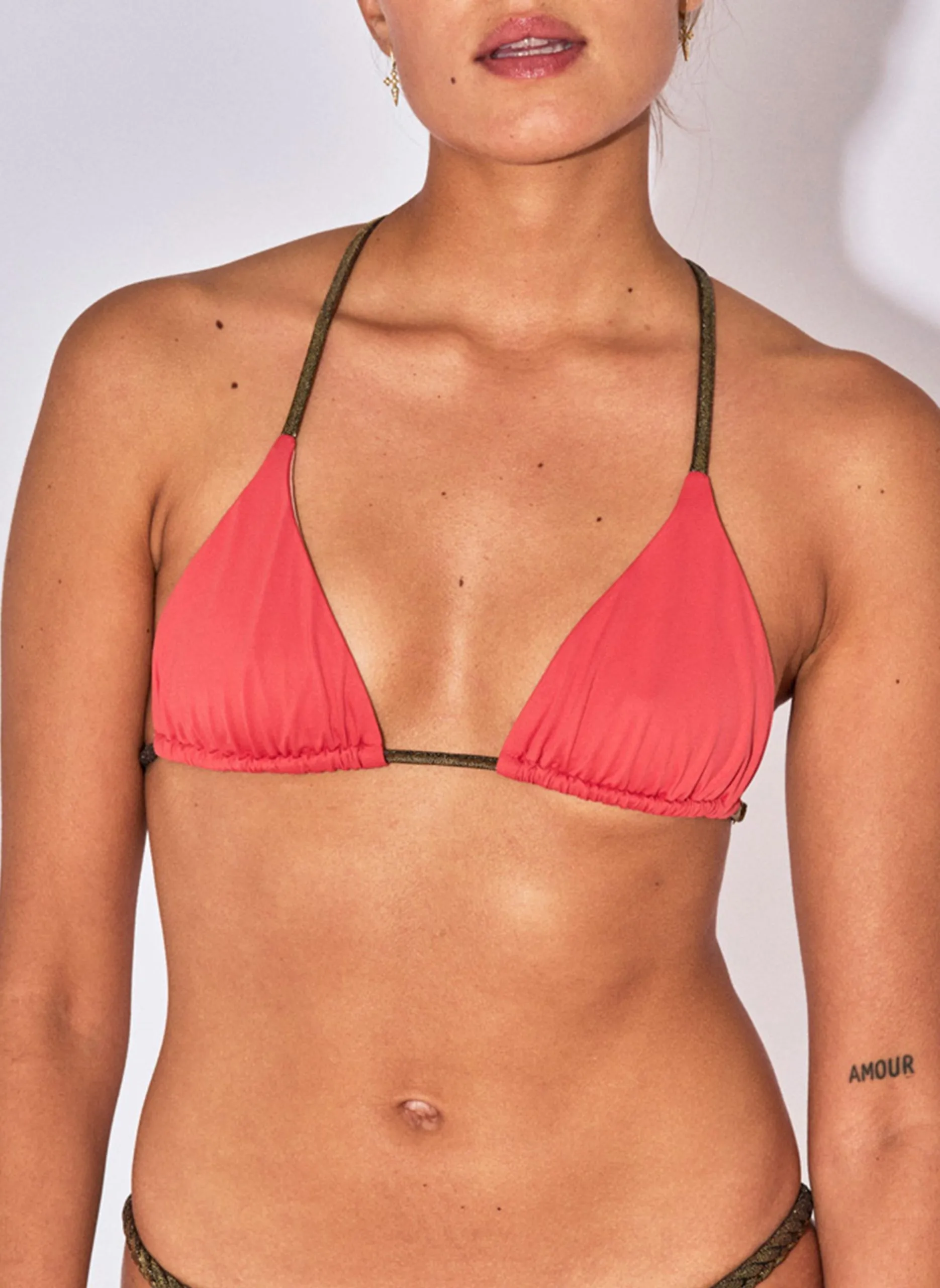 Triangel-Bikinioberteil Orange CLAUDIA