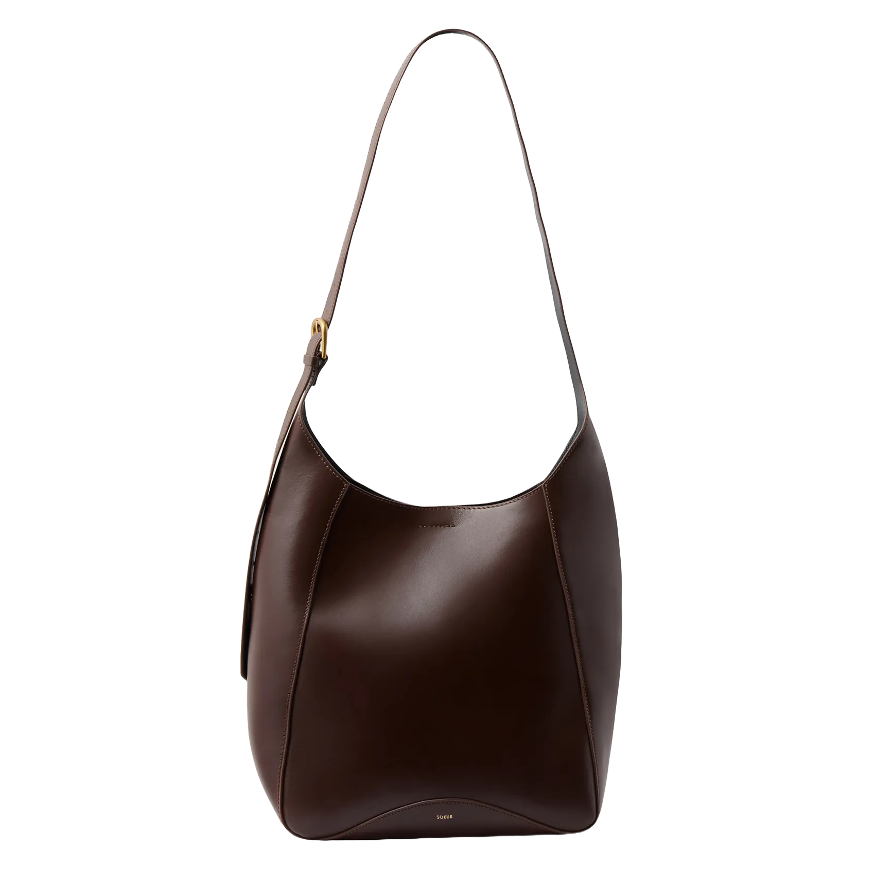 Brieftasche aus Leder Braun UMA