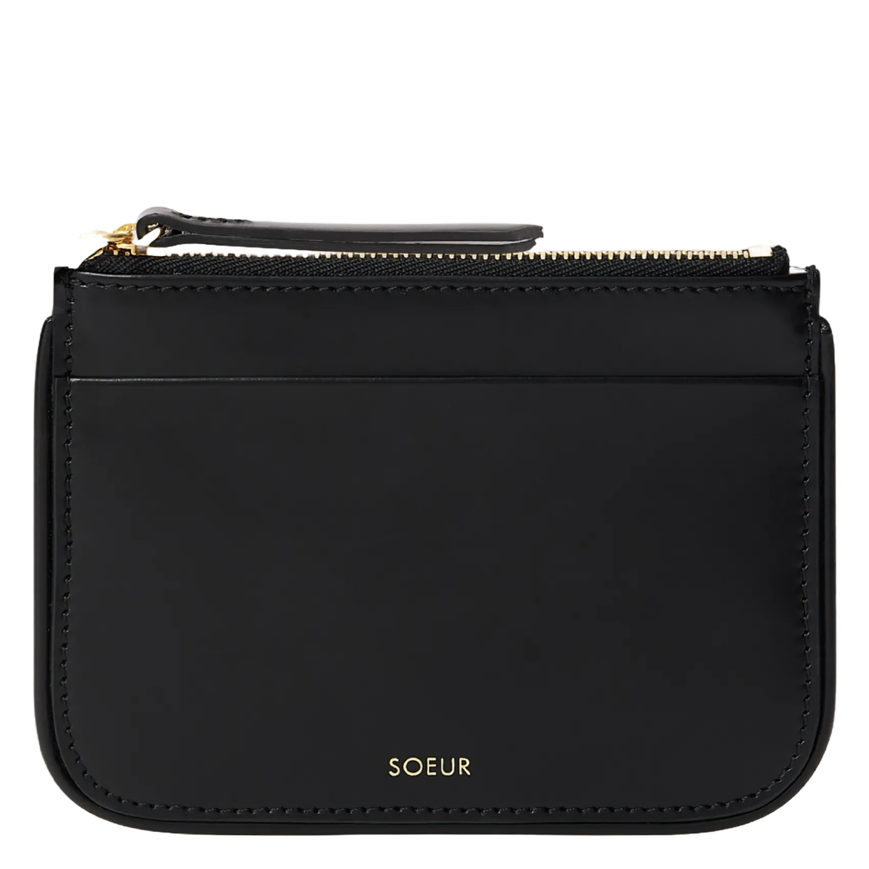 Leder-Geldbeutel Schwarz ARSENE