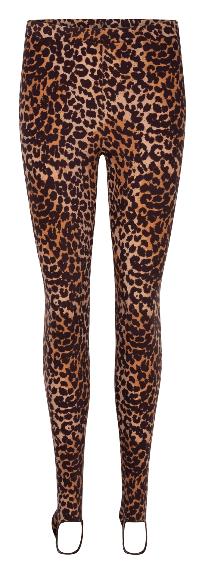 Schmale Leggings mit Leopardenmuster Braun JOHN