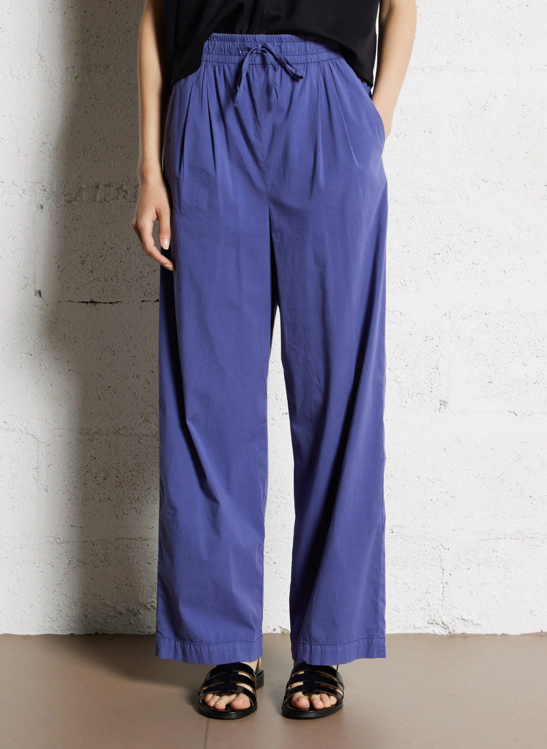 Bucket Hat aus Baumwoll-Mix Blau GABRIELLE