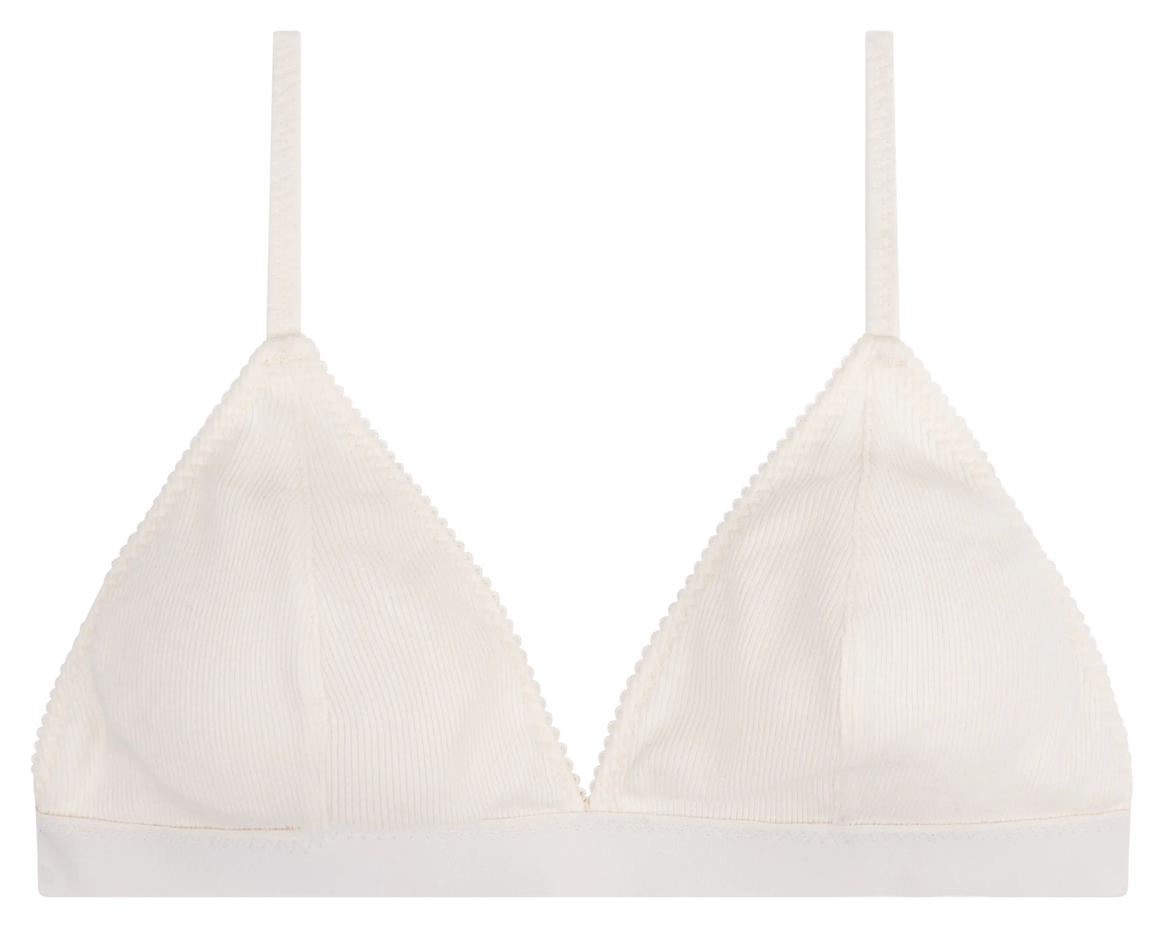 Bustier aus Baumwoll-Mix Weiss DARLING