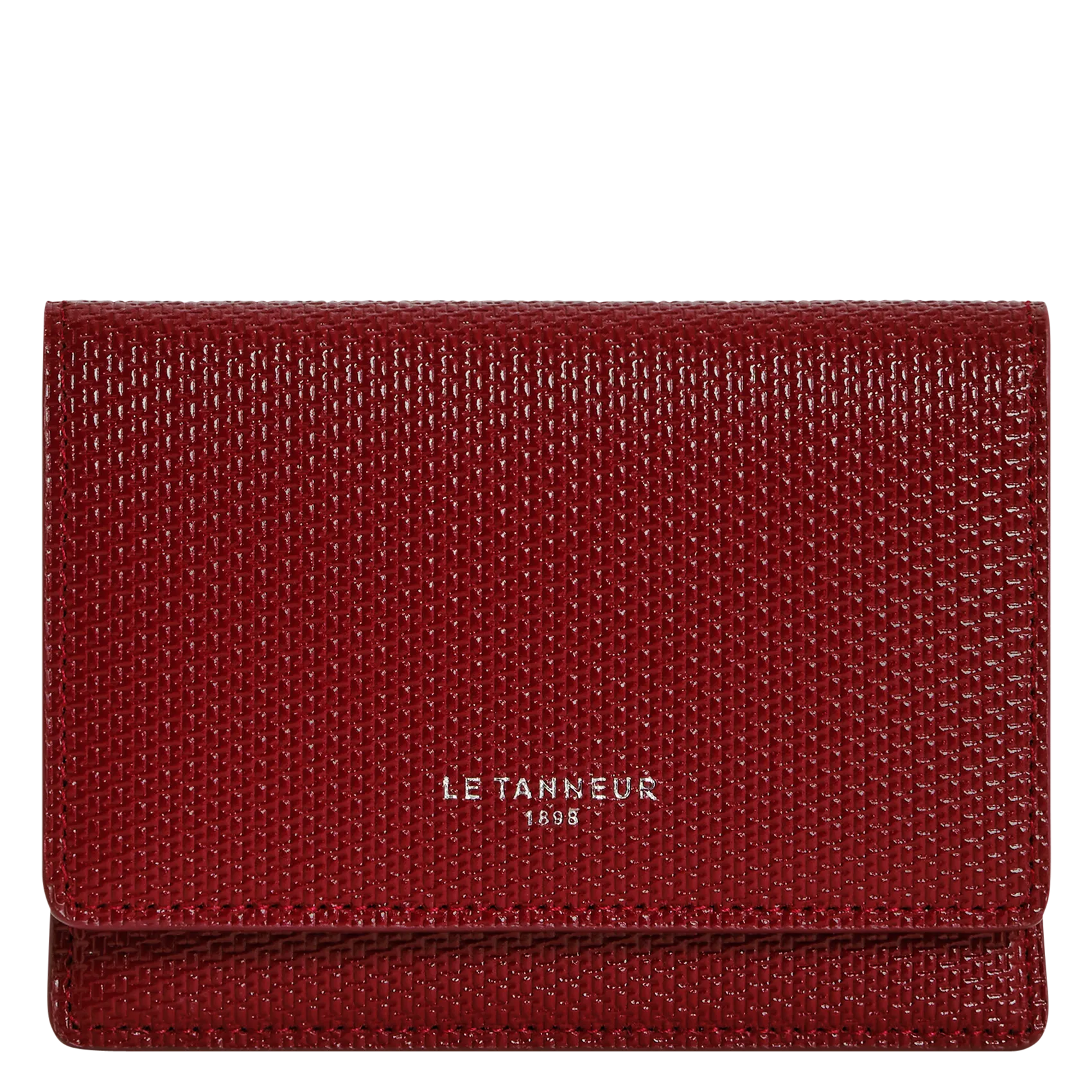 - 100 % Leder, - 6 Kartenschlitze, - 1 zentrale Tasche, - Maße: B10 x H7 cm. Rot EMILIE