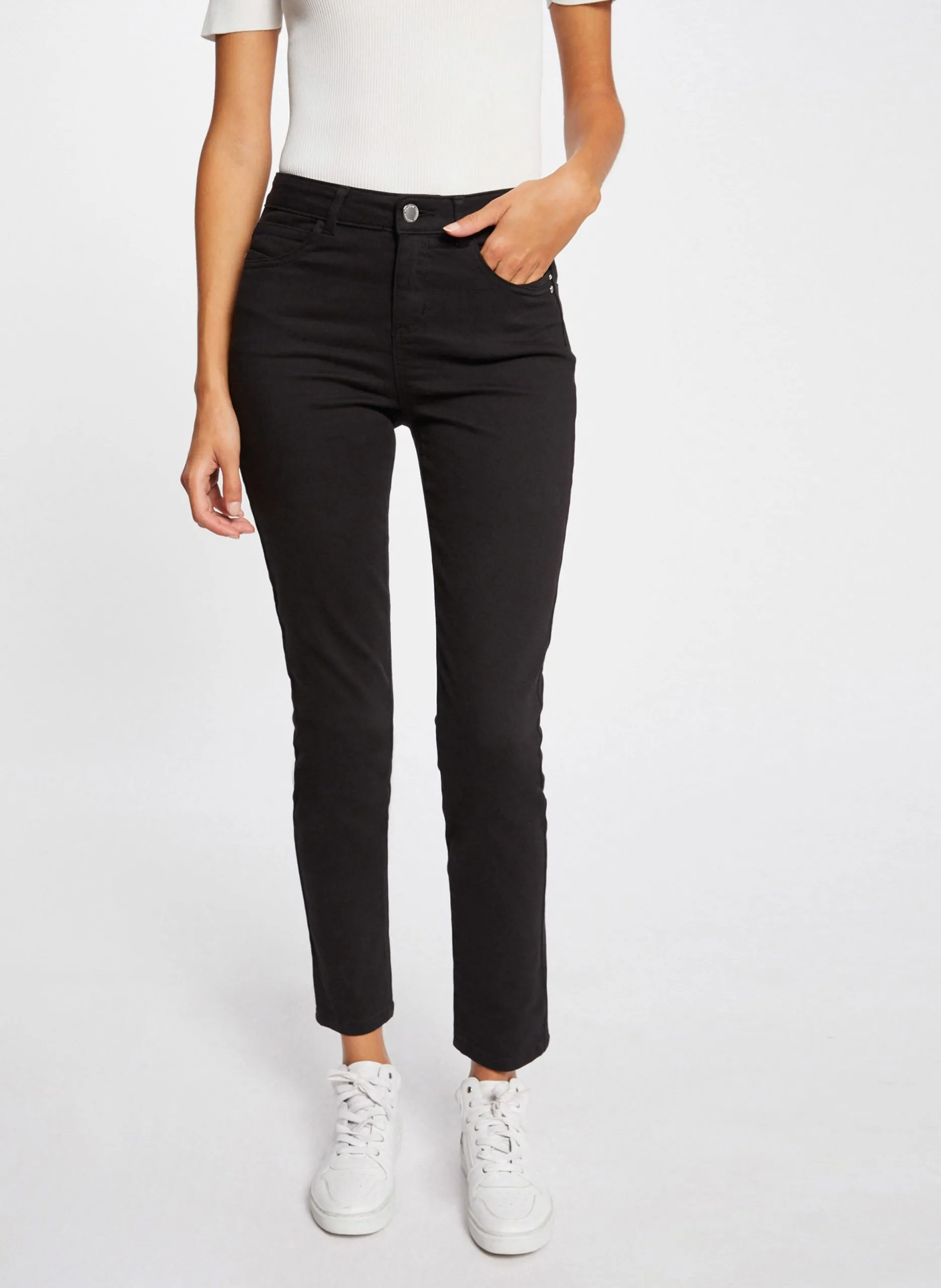 Skinny Jeans aus Baumwoll-Mix Braun 231-PRETTY