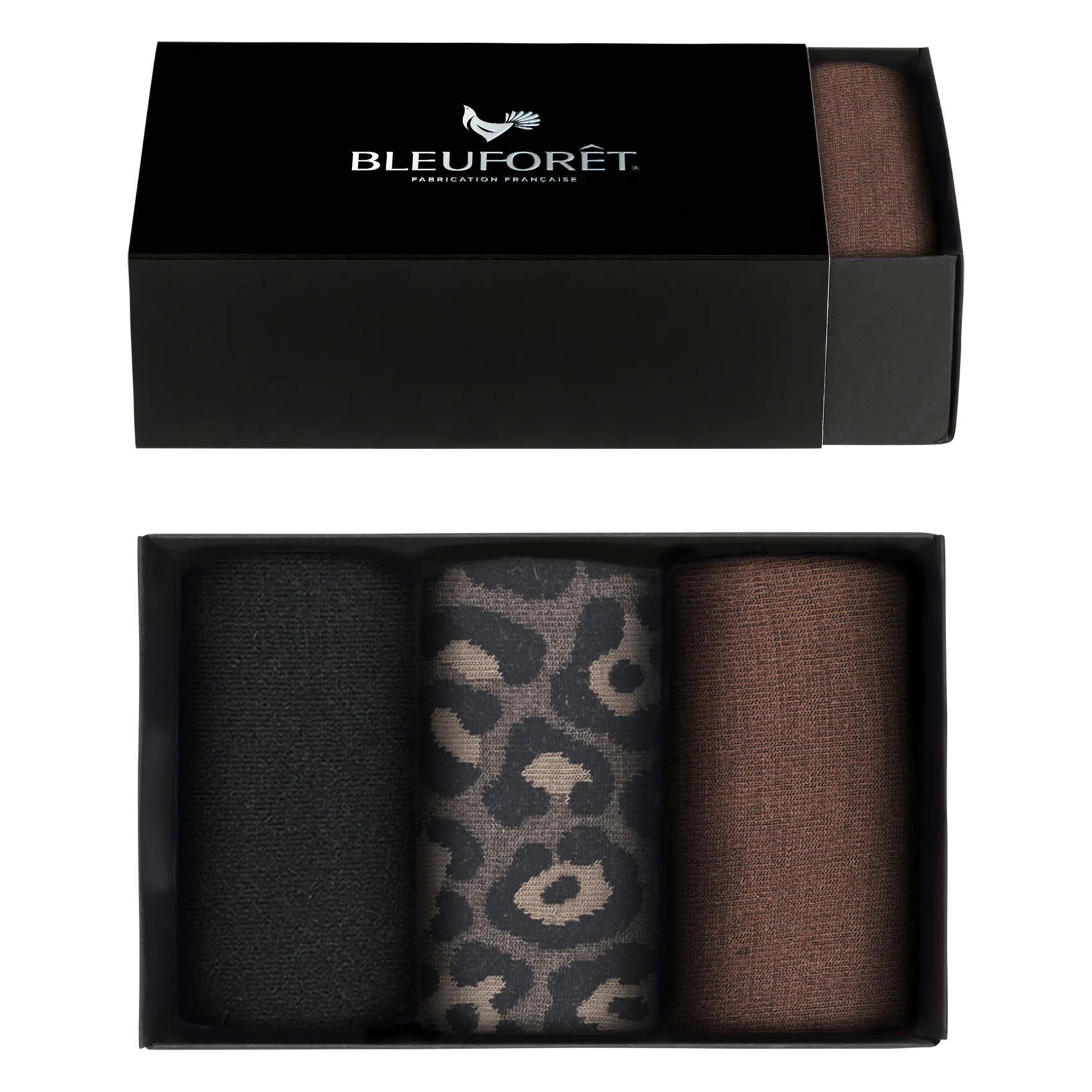 Set aus Woll- und Baumwollmischung Socken Schwarz