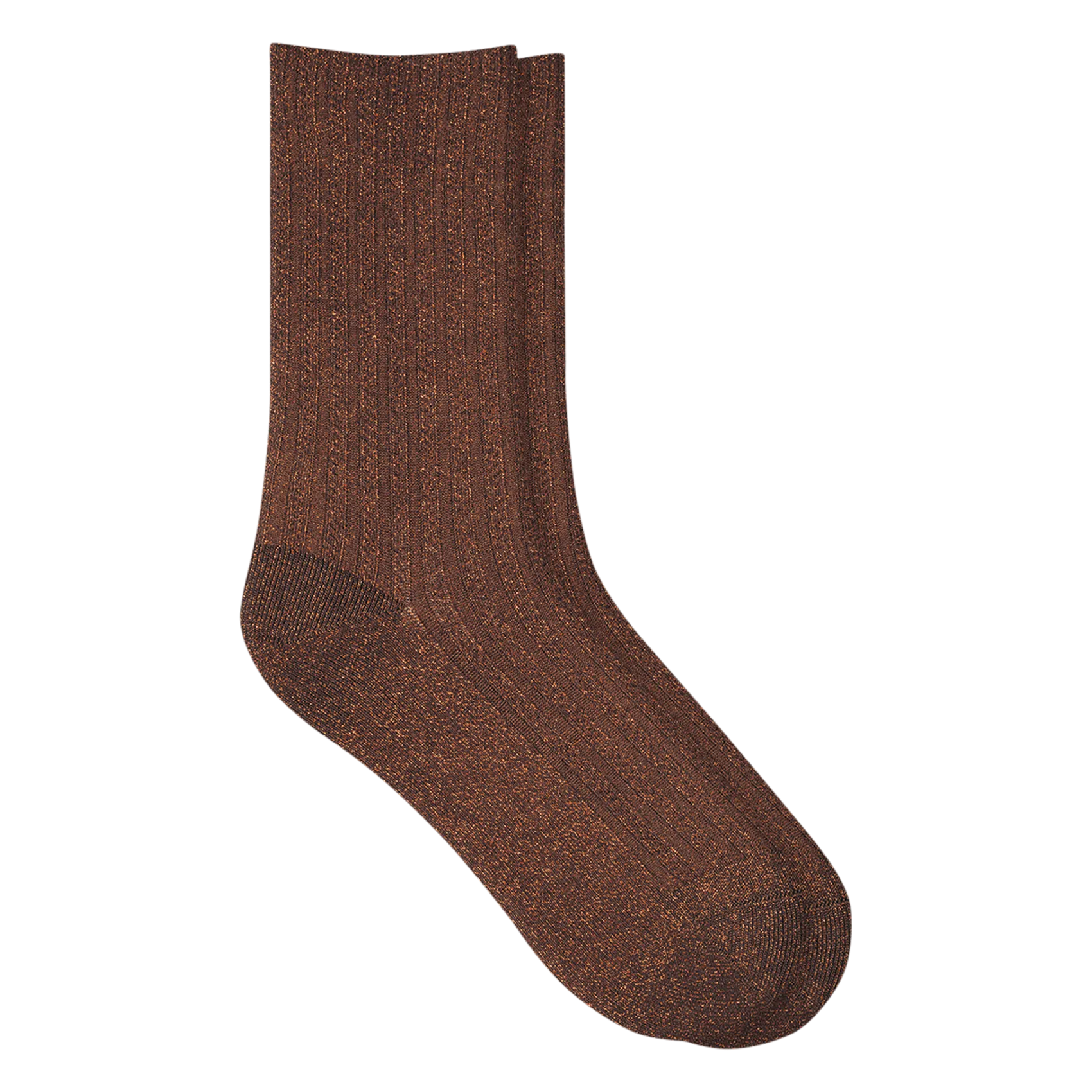 Baumwollsocken mit Logo Braun