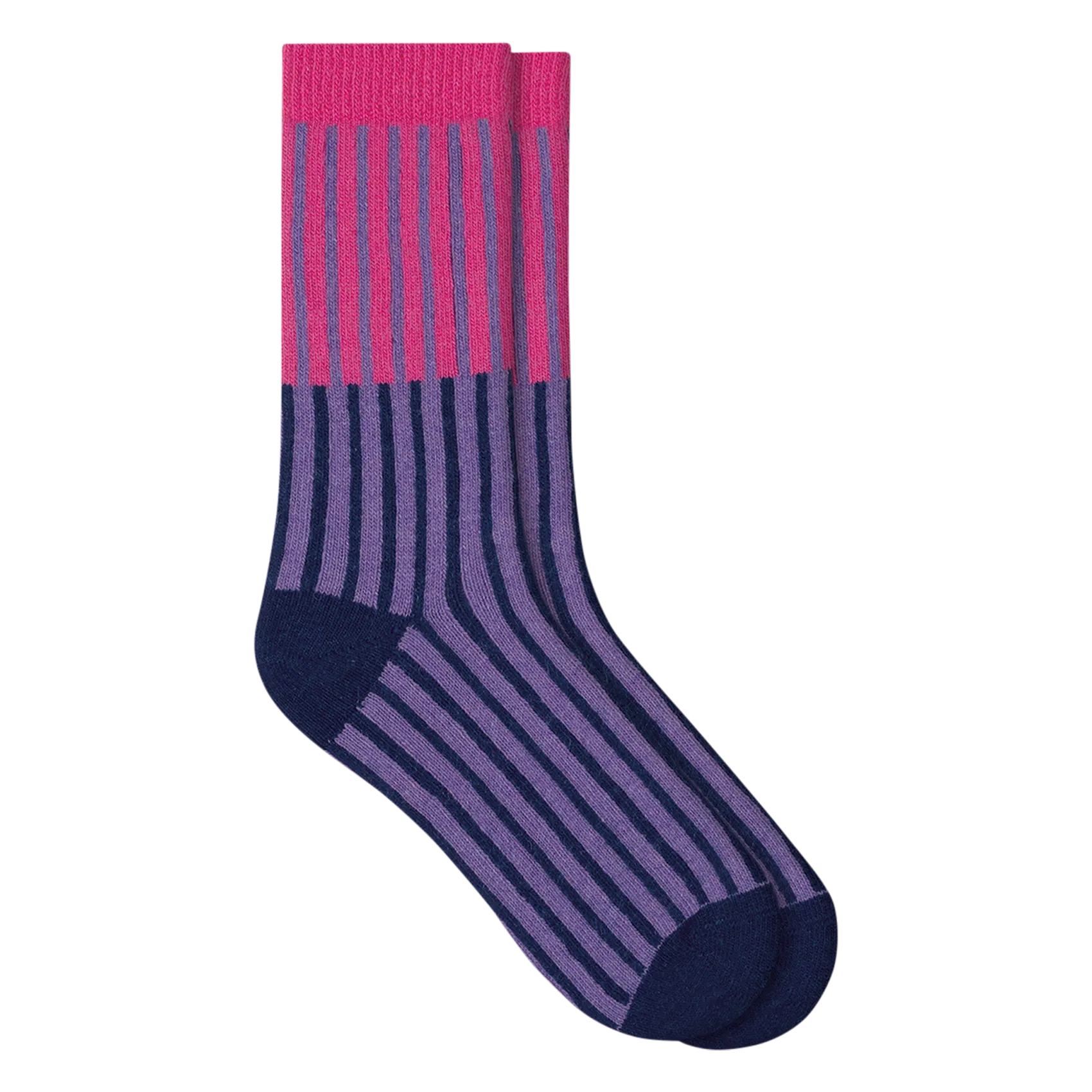 Gestreifte Socken Rosa