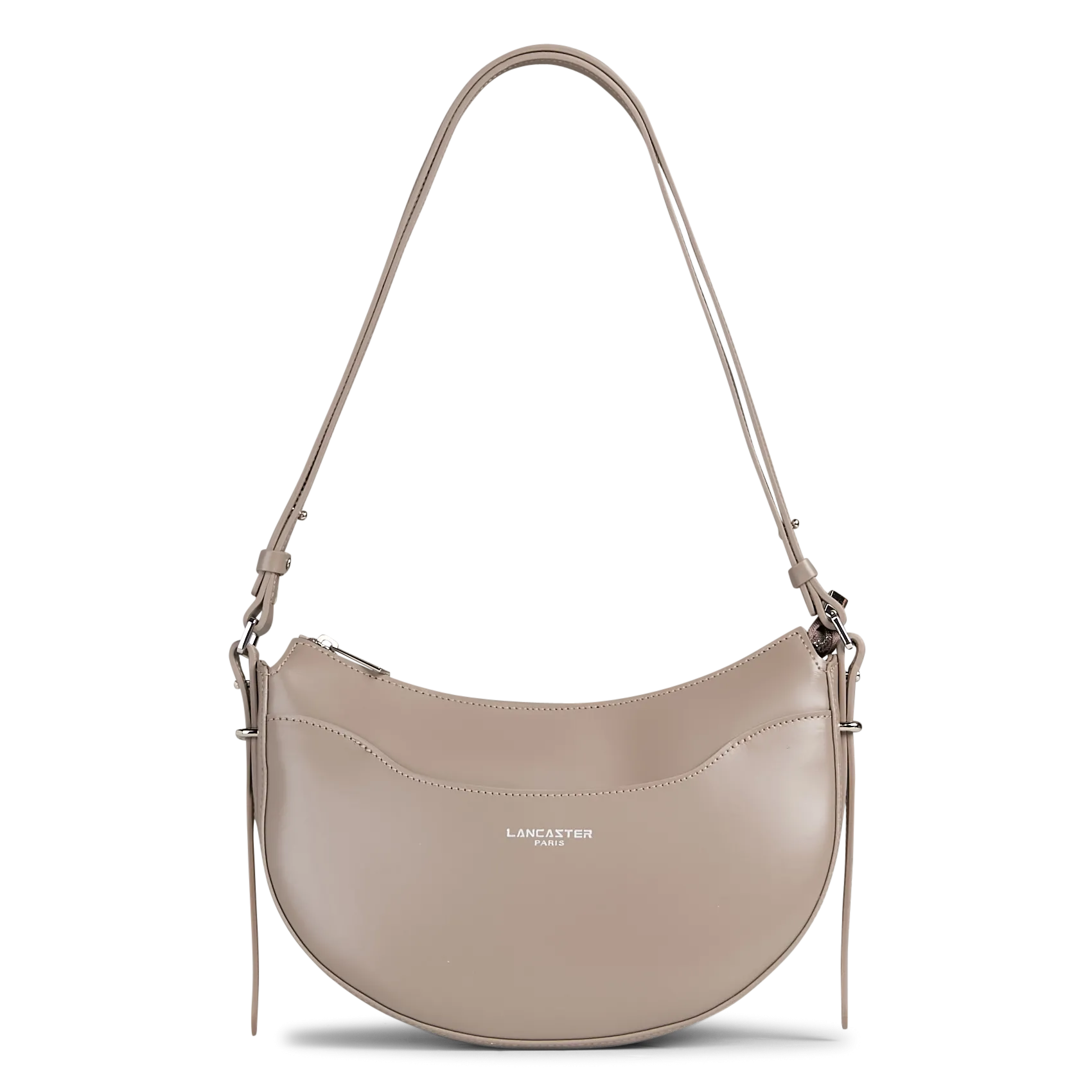 Baguette-Tasche aus Glattleder Beige SUAVE ACE