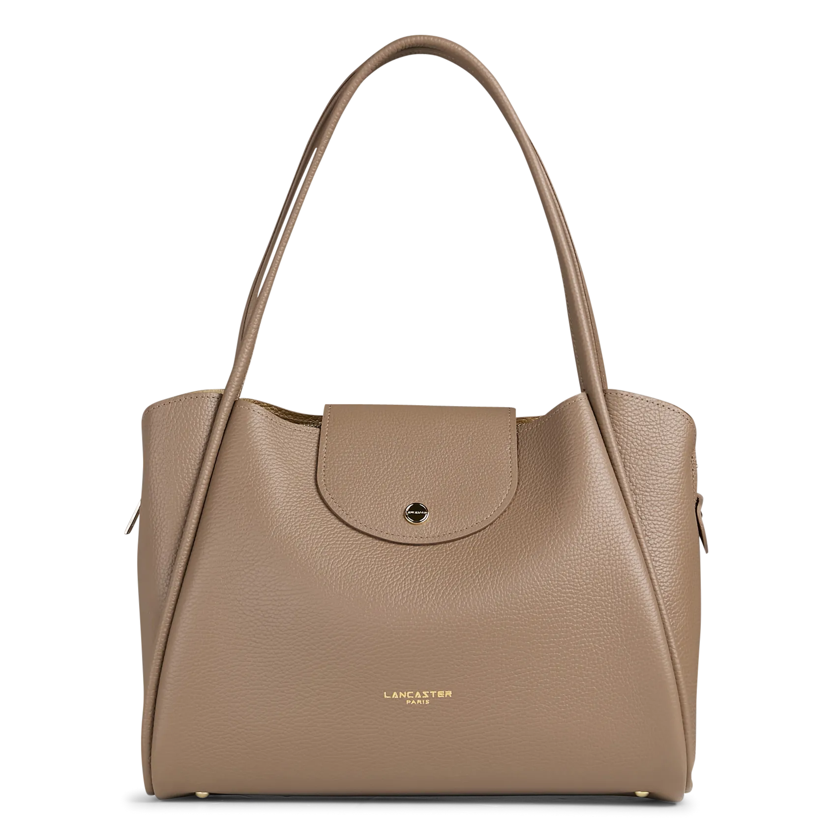Lederhandtasche Beige ALBA